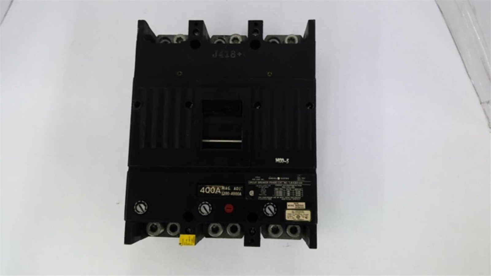 BME BEARINGS AND SURPLUS General Electric TJK436F000 Circuit Breaker 3 Poe 400 Amp