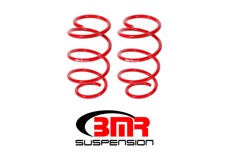 BMR SUSPENSION BMR Fits 15 17 S550 Mustang Front Drag Version Lowering Springs   Red