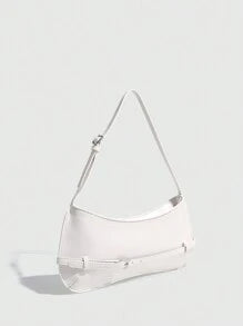 SHEIN PREORDER Shein   Minimalist Solid Color Crossbody Bag