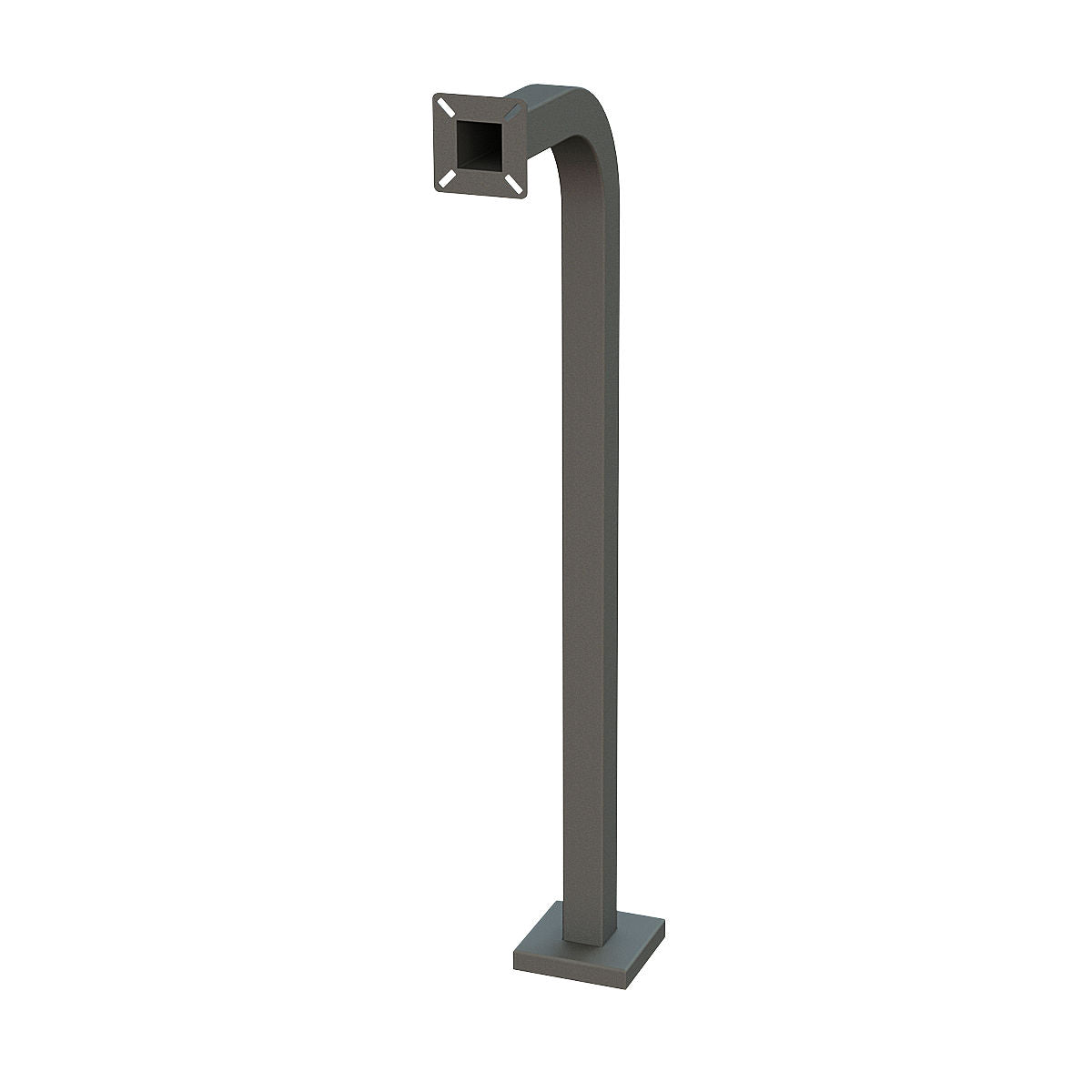 Security Brands 18 42A Aluminum Gooseneck Pedestal 42 Inches High (Pad Mounted)