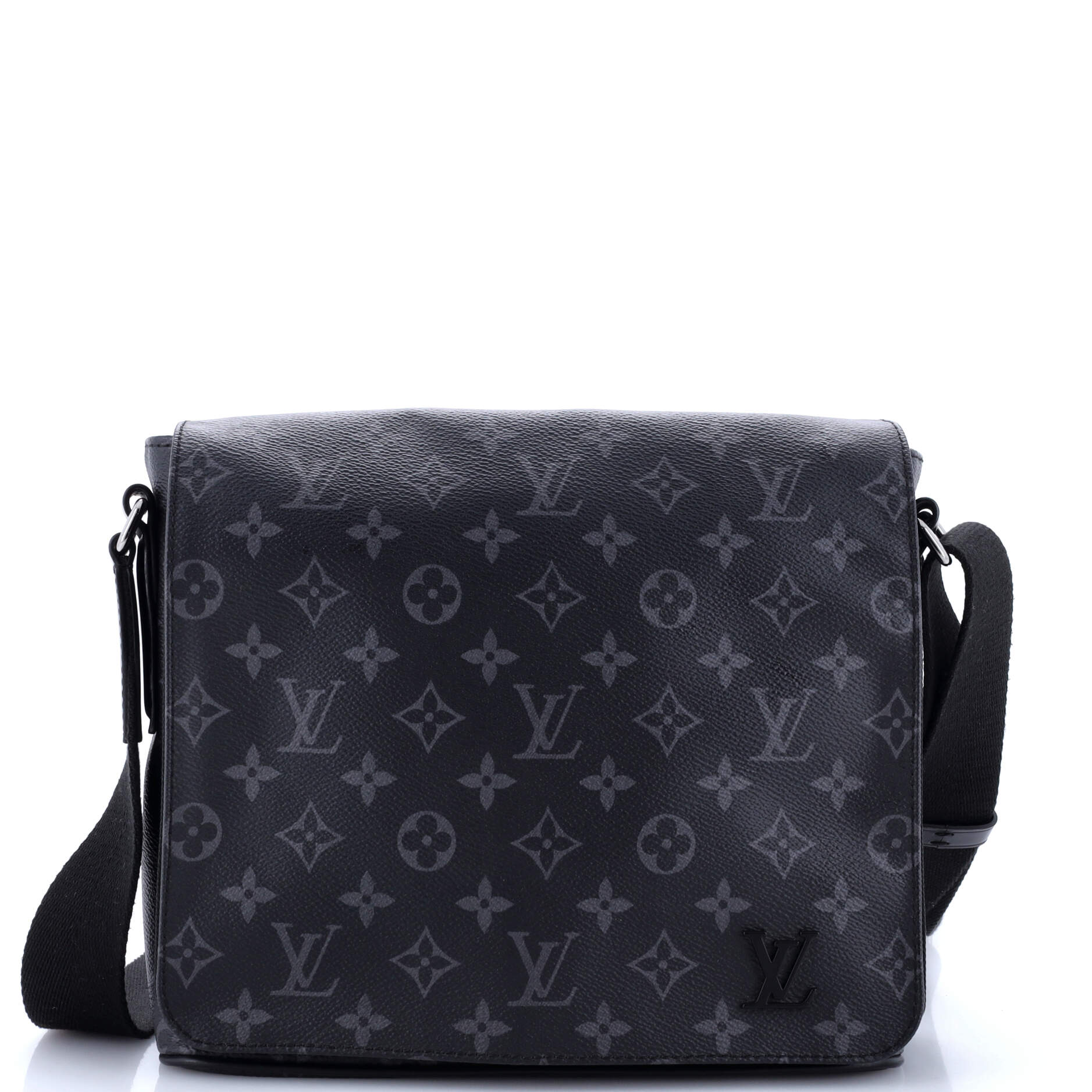 2860 District Messenger Bag Monogram Eclipse Canvas PM