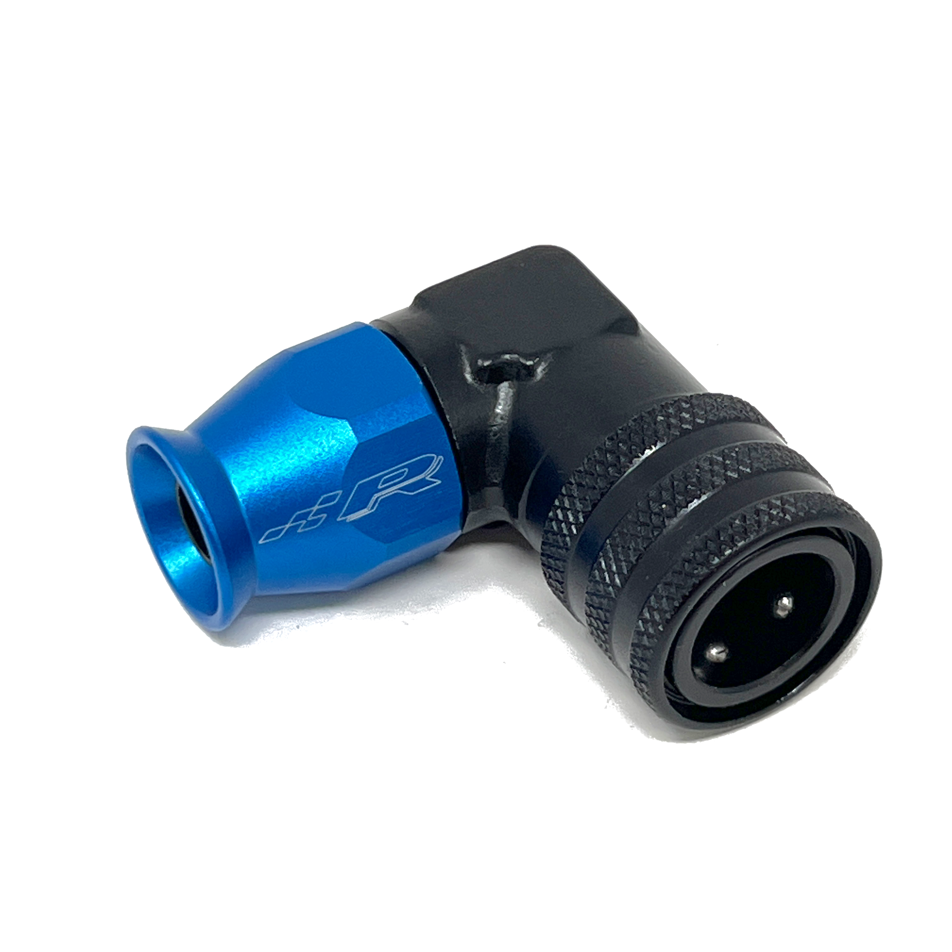 PRECISION RACEWORKS PTFE AN6 90 Degree Fitting to 9.49 (3/8") Female QC