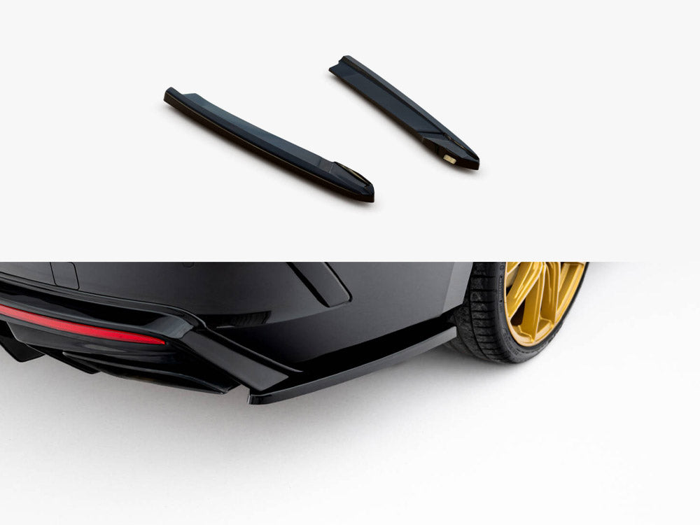 Maxton Design    Rear Side Splitters V.3 Skoda Octavia RS Liftback / Estate Mk4 Facelift