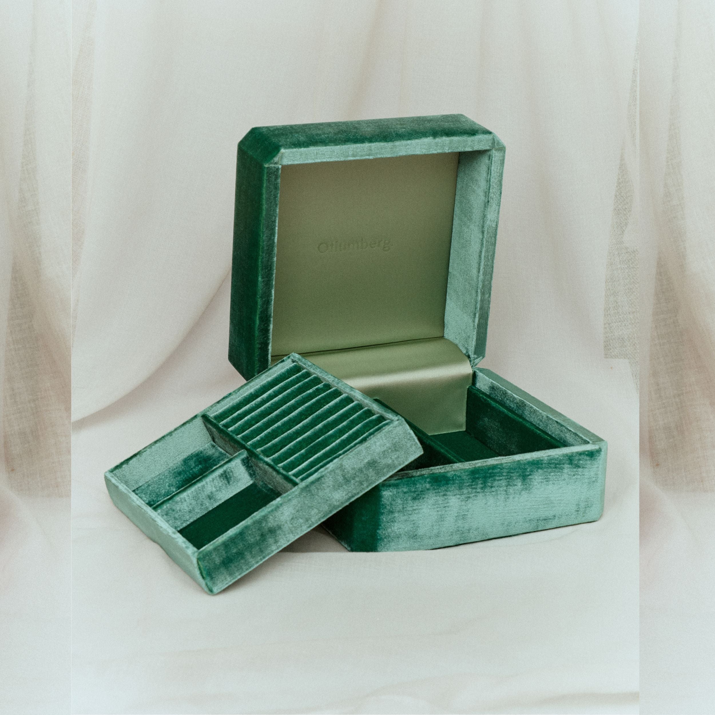 OTIUMBERG The Sage Green Jewellery Box