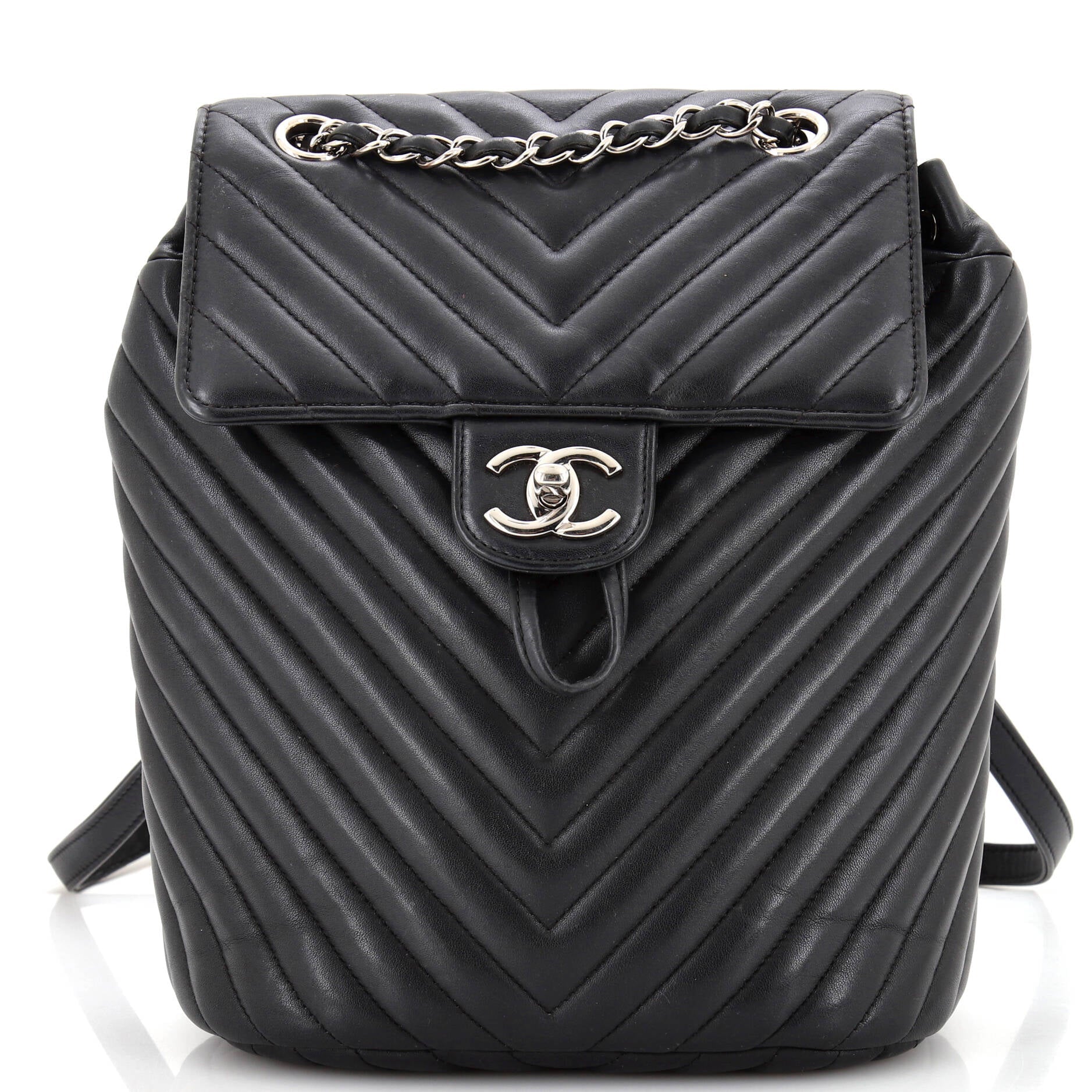 2860 Urban Spirit Backpack Chevron Leather Small