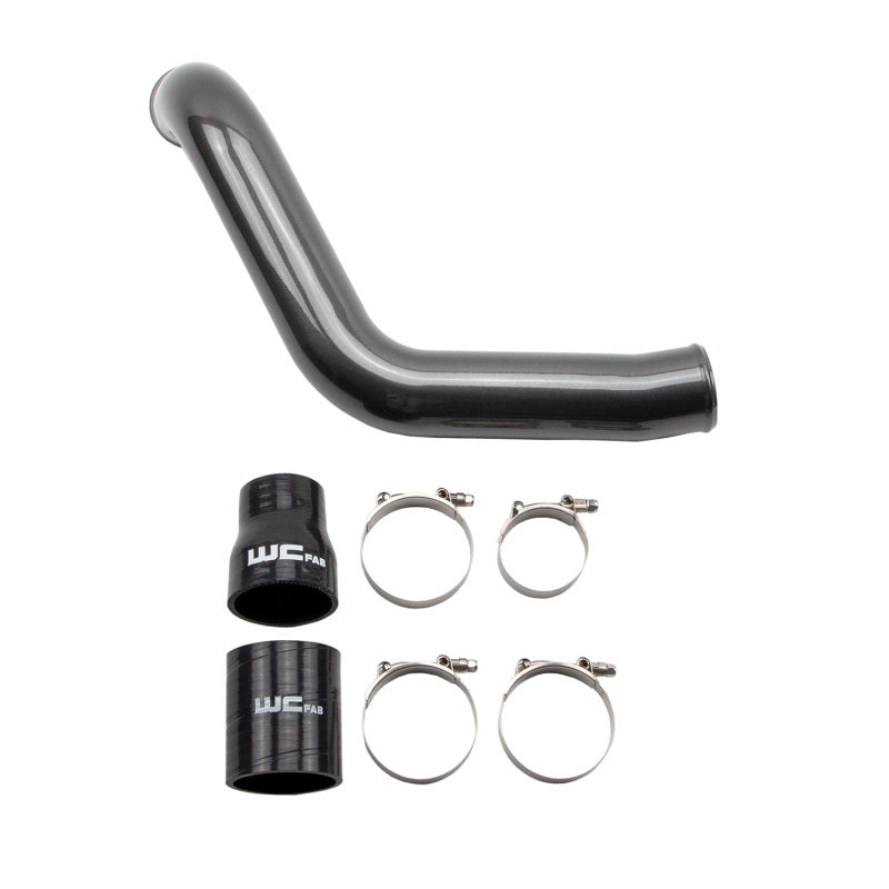 Wehrli 2004.5 2005 LLY Duramax Passenger (Cold) Side 3in Intercooler Pipe  WCFab Grey
