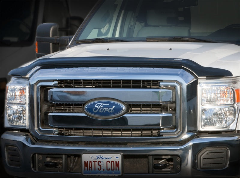 WeatherTech 11+ Chevrolet Silverado HD Stone and Bug Deflector   Dark Smoke