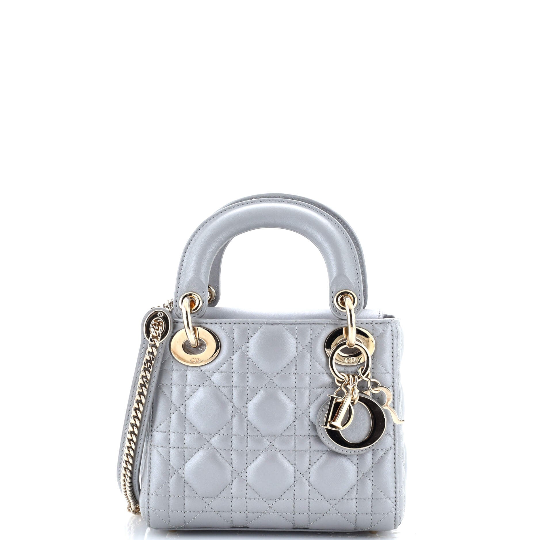 2860 Lady Dior Chain Bag Cannage Quilt Lambskin Mini