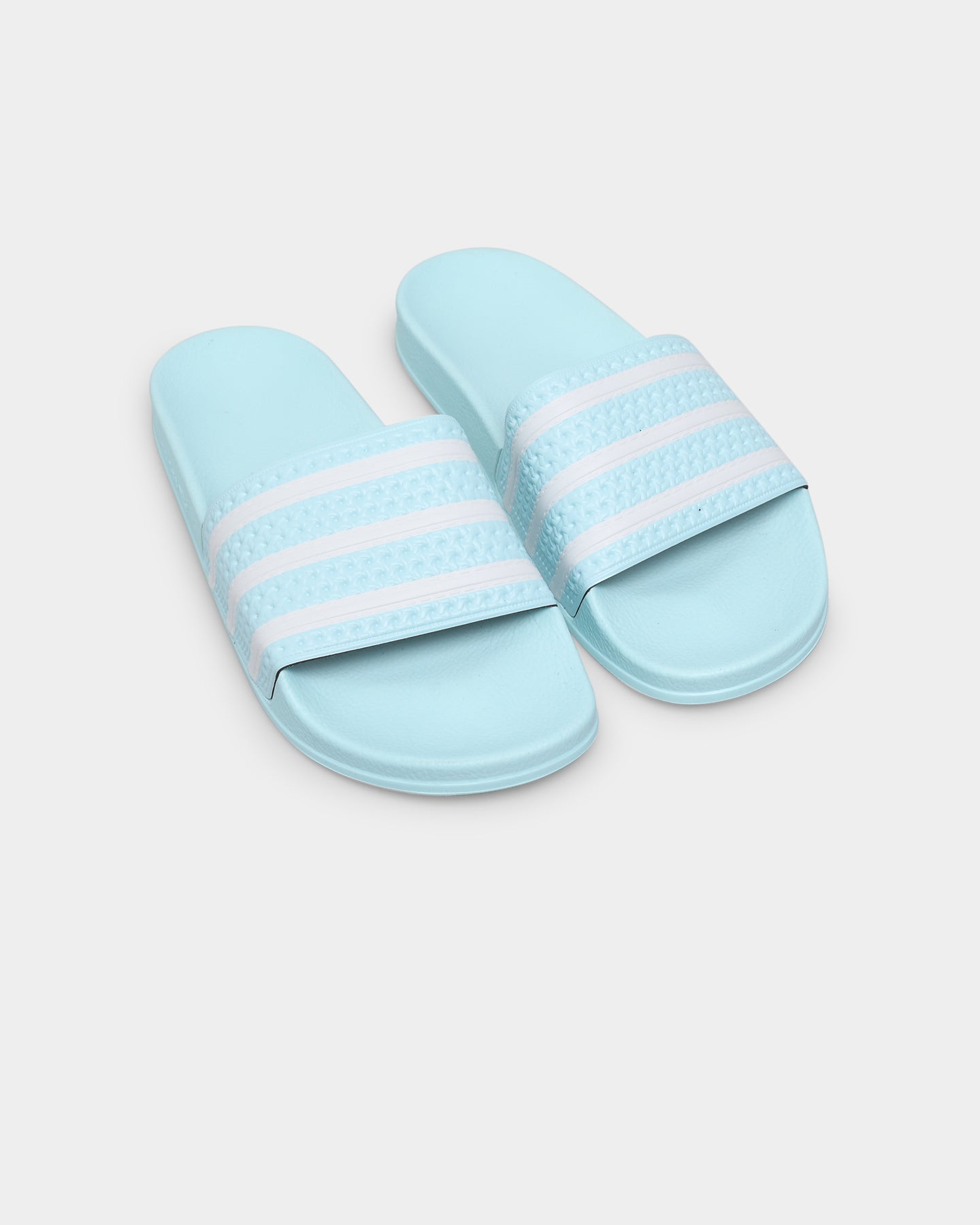 Adidas Adilette Slides Halo Mint   Cloud White