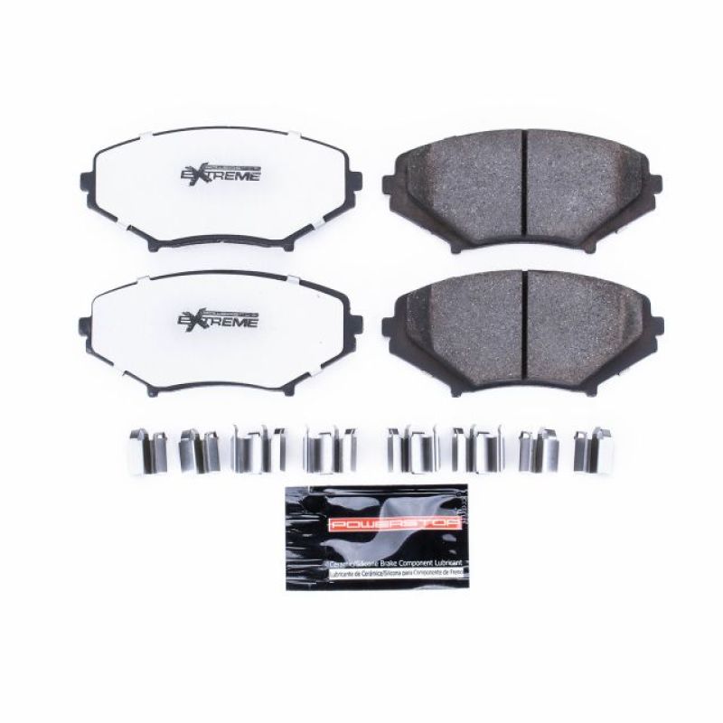 POWERSTOP Power Stop 04 11 Mazda RX 8 Front Z26 Extreme Street Brake Pads w/Hardware