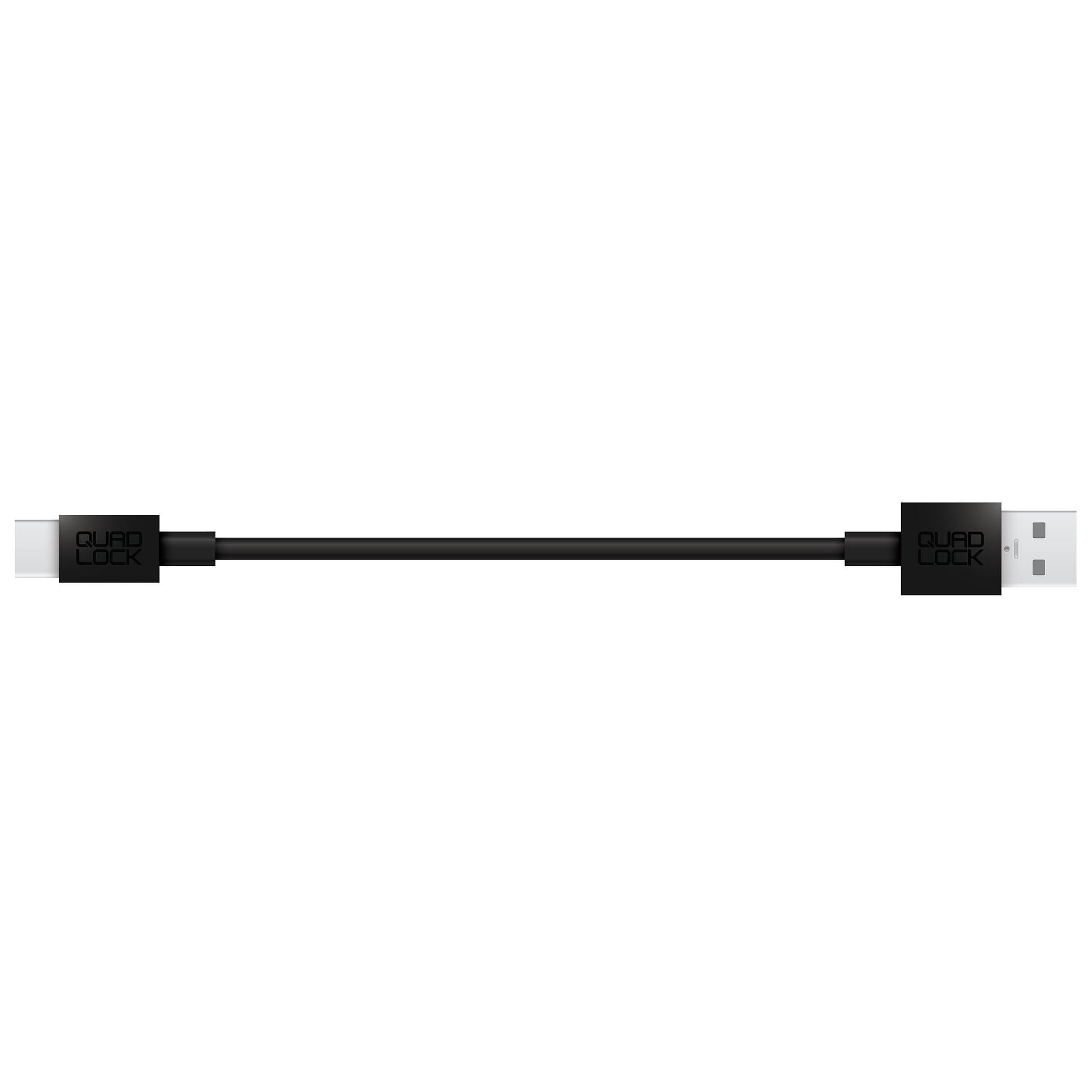 Quad Lock USB A To USB C Cable   1.5M QLA USB 1500C