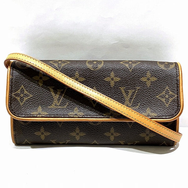 2604 Louis Vuitton Monogram Pochette Twin PM Bag
