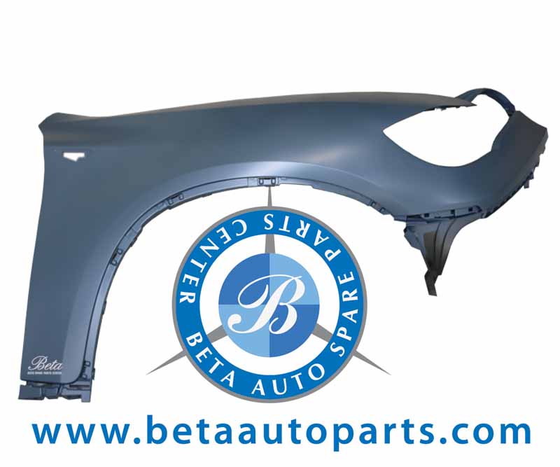 BETAAUTOPARTS BMW X6 E71 (2008 2014), Front Fender with Washer / SLP Hole   Prime (Right), Taiwan, 51657052424