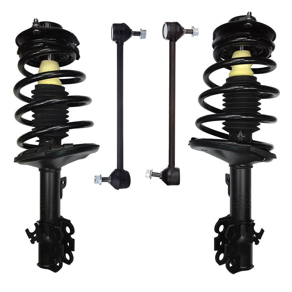 DETROIT AXLE Front Struts Springs Sway Bars for 1997 1998 1999 2000 2001 Toyota Camry Solara