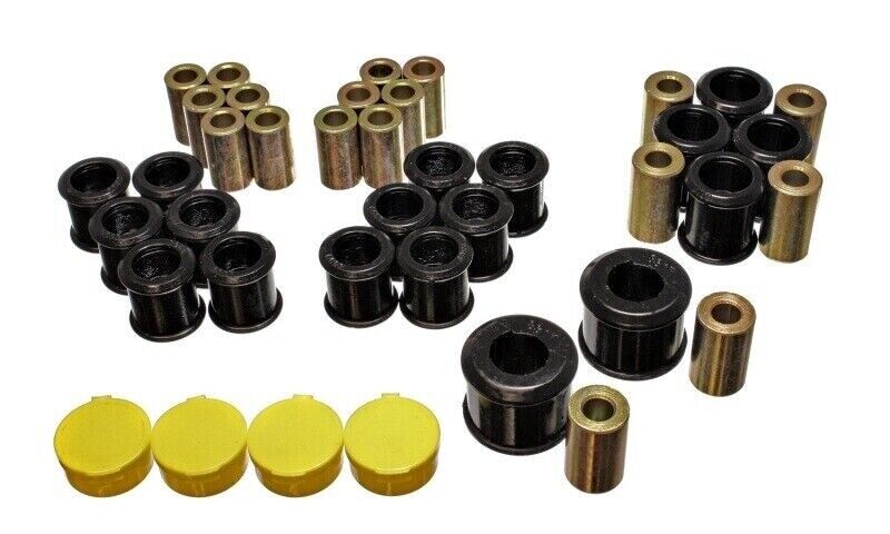 Energy Suspension 7.3116G Control Arm Bushing Set Black Rear For 90 96 300ZX