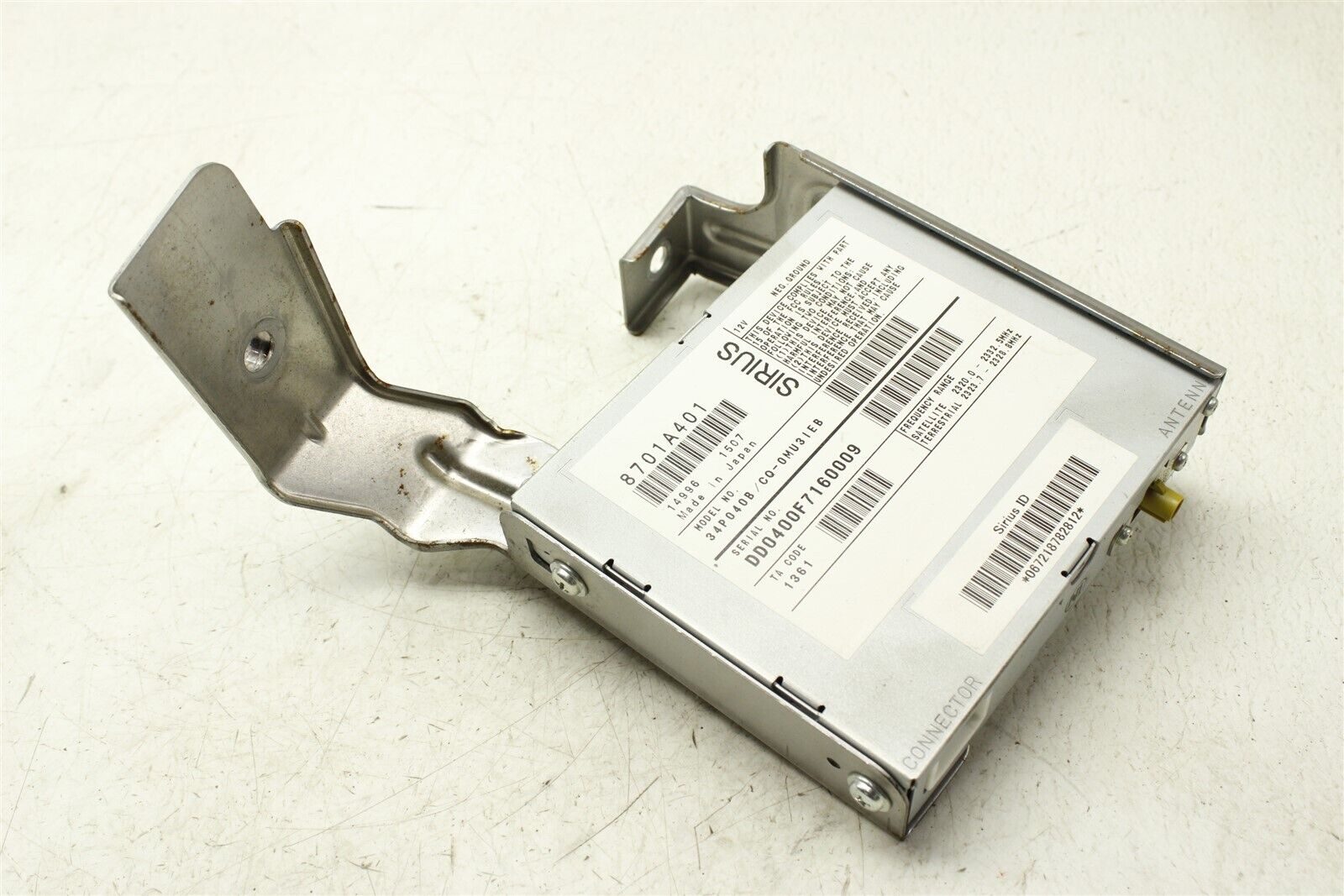 2015 Mitsubishi Lancer Evolution Evo Satellite Radio Module Assembly OEM 08 15