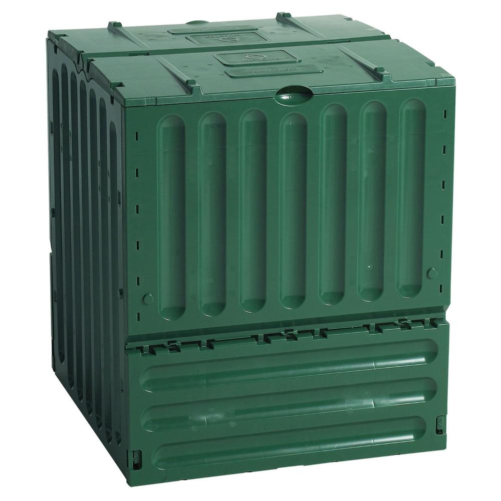 2736 Outdoor Composting 110 Gallon Composter Recycle Plastic Compost Bin   Green