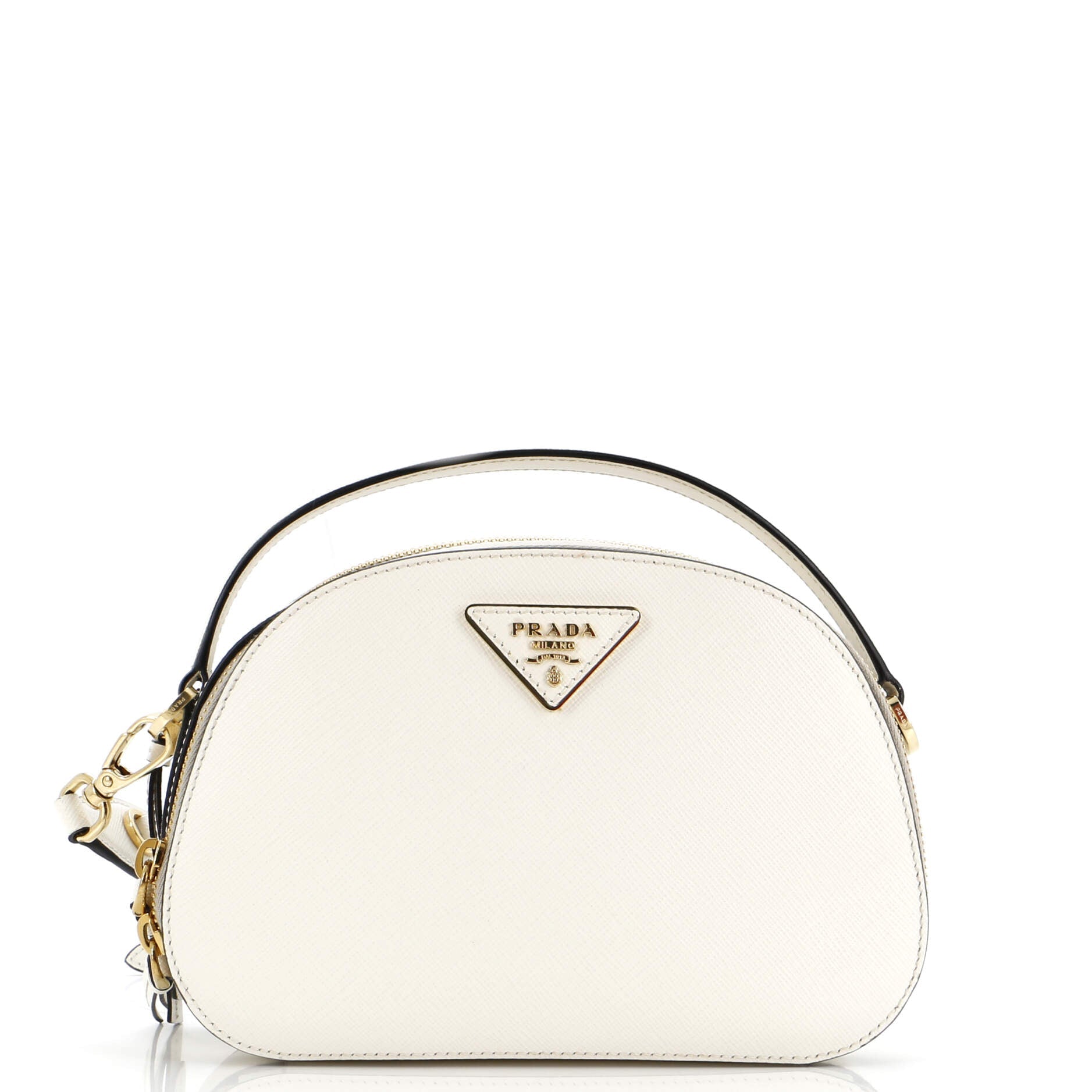 2860 Odette Top Handle Bag Saffiano Leather Small