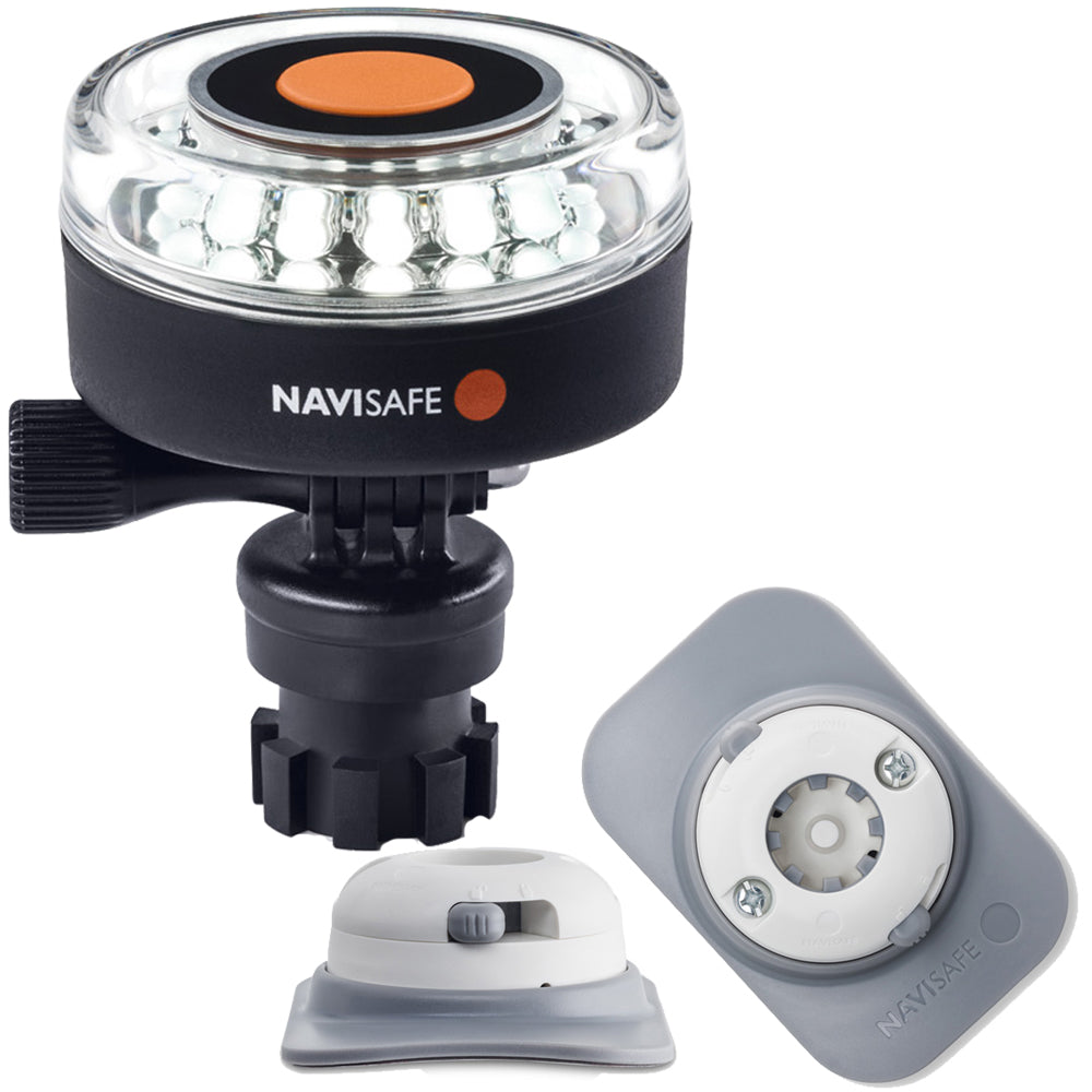 Navisafe Navilight 360 2NM White w/Navimount Base RIB Mount   White [040KIT4]