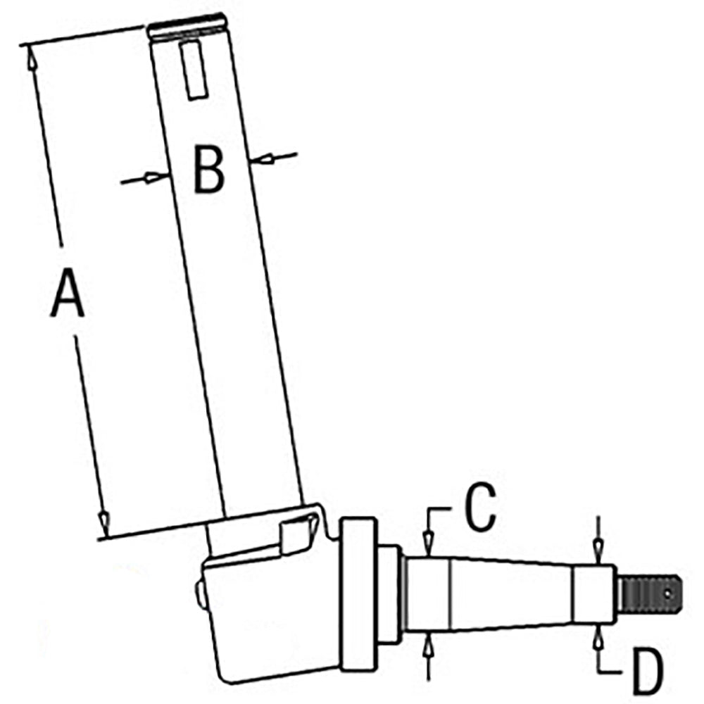 RELIABLE AFTERMARKET PARTS, INC®  OD 70263173 New RH LH Spindle Fits Allis Chalmers Tractors 6060 6070 6080
