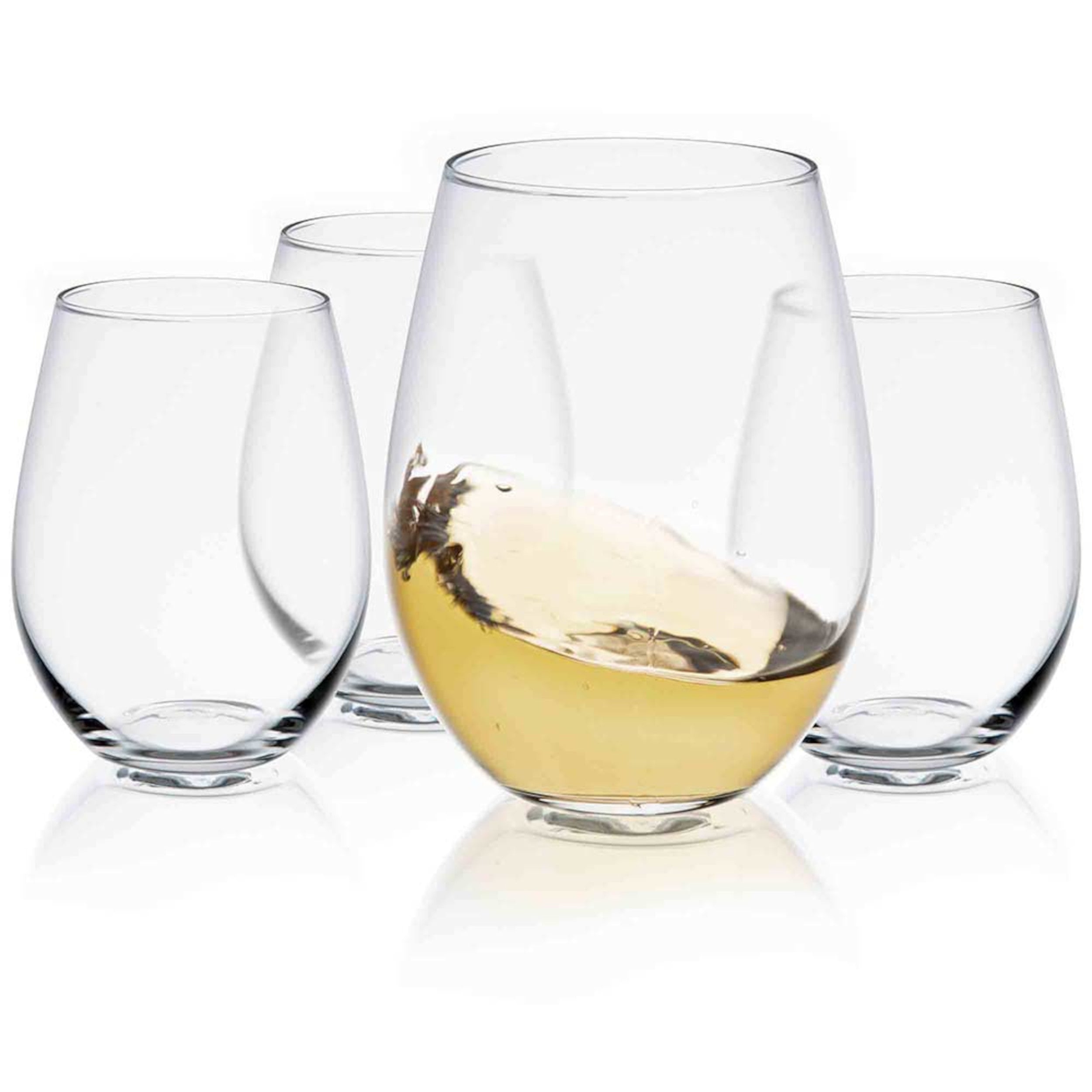 2249 Spirits Stemless Crystal Wine Glasses   19 oz   Set of 8