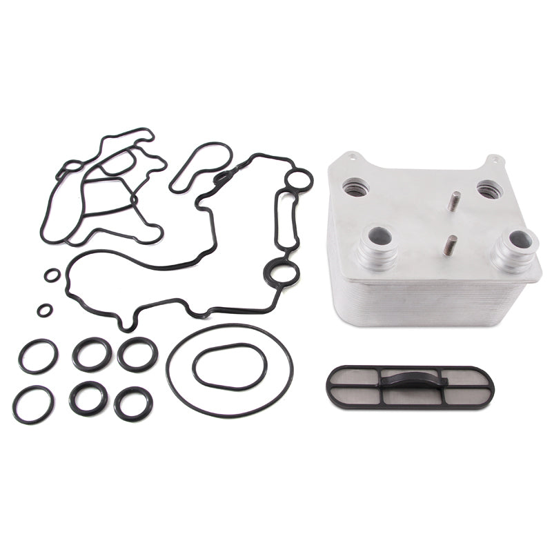Mishimoto 03 07 Ford 6.0L Powerstroke Replacement Oil Cooler Kit