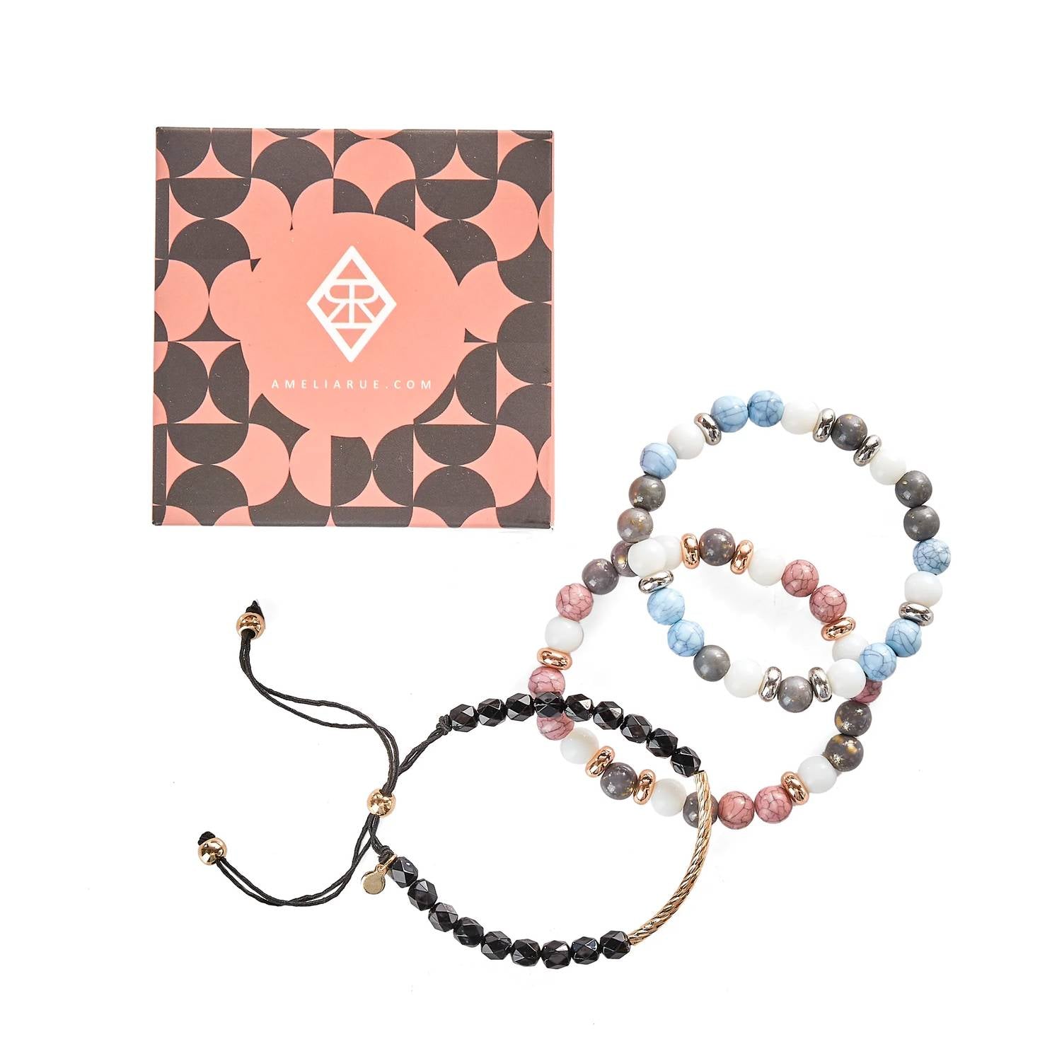 2244 Kinsley Bracelet Set Of 3 In Multi