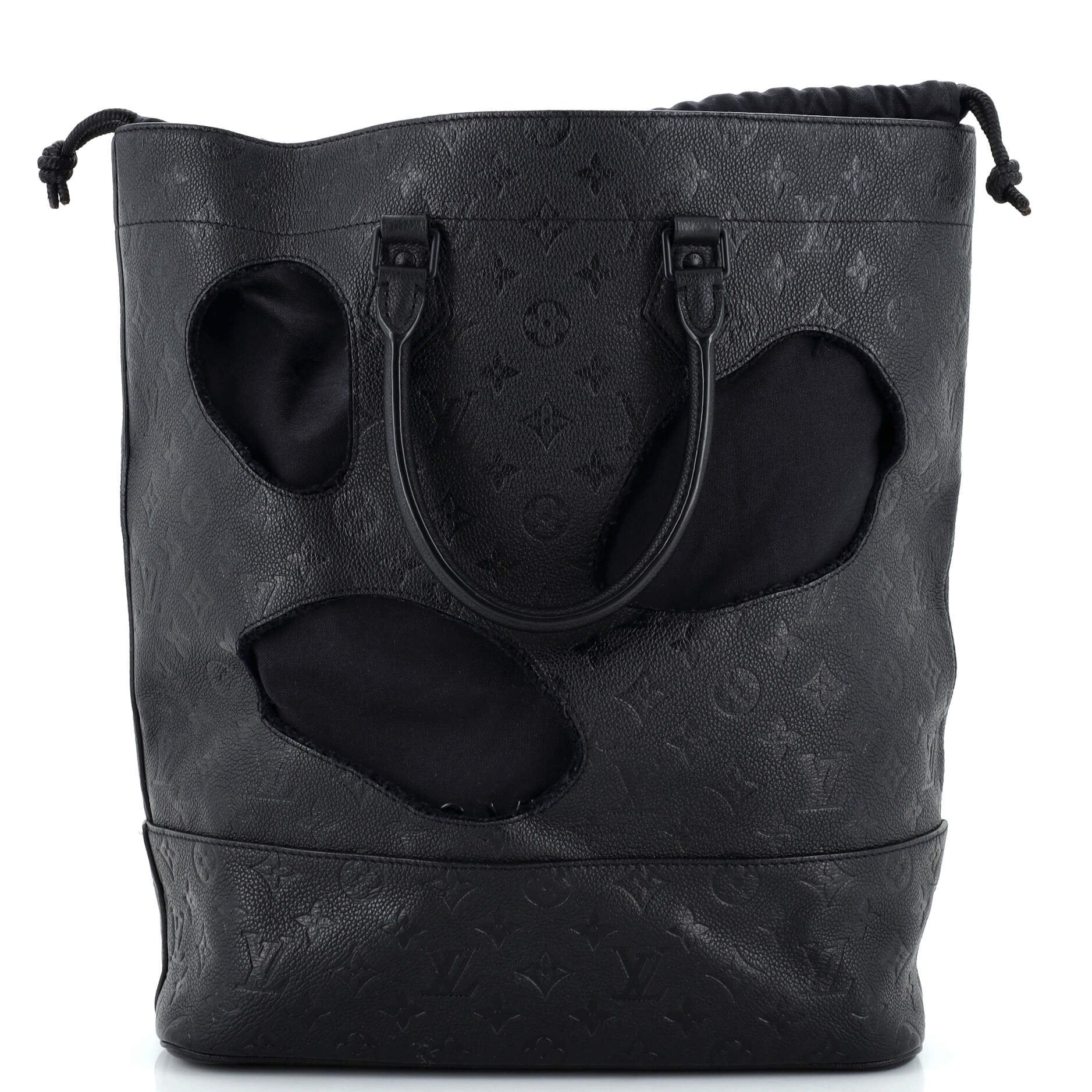 2860 Rei Kawakubo Bag with Holes Monogram Empreinte Leather MM