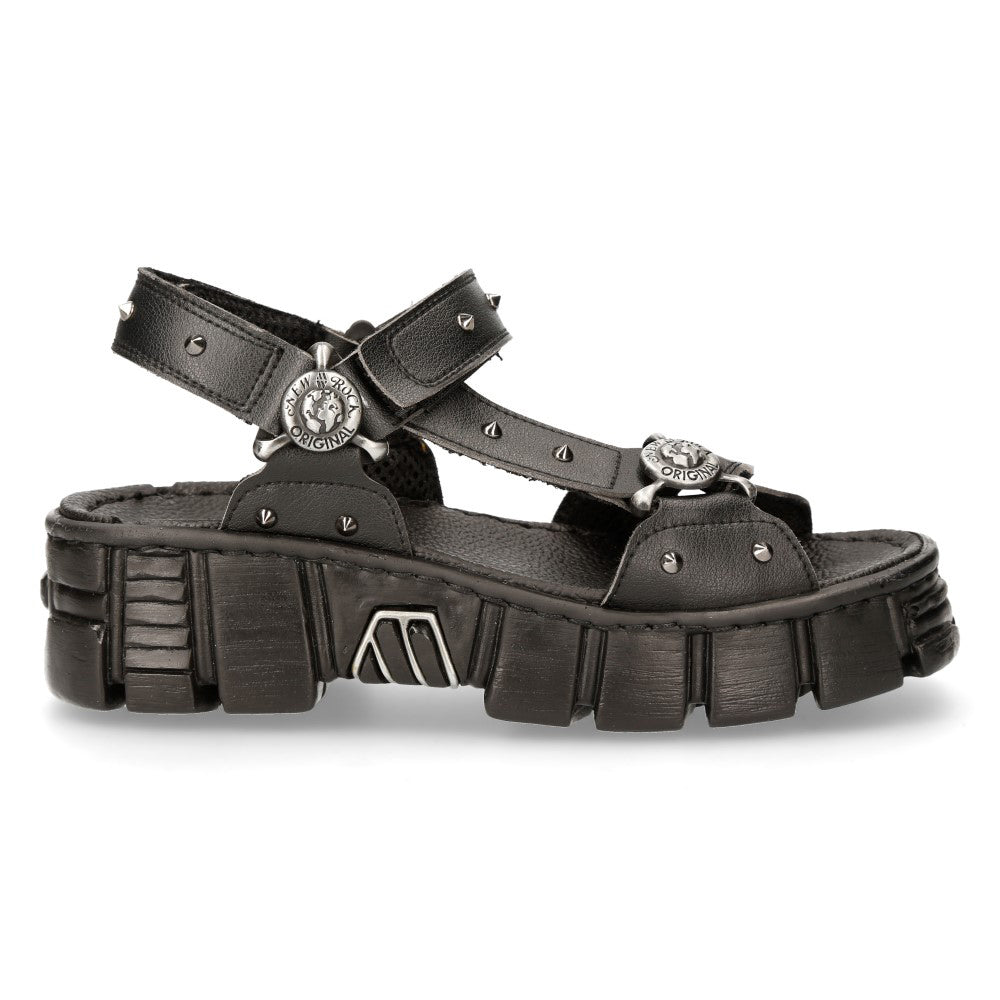 2932 BIOS120 V1 Metallic Vegan Leather Sandals