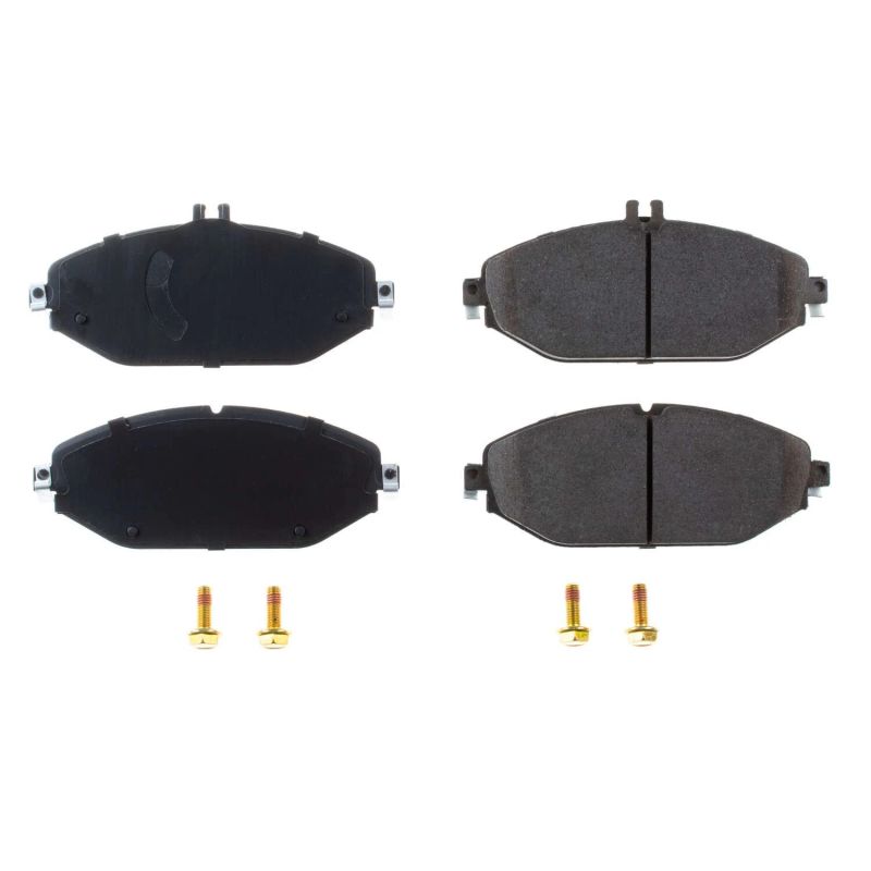 POWERSTOP Power Stop 15 19 Mercedes Benz C300 Front Z17 Evolution Ceramic Brake Pads w/Hardware