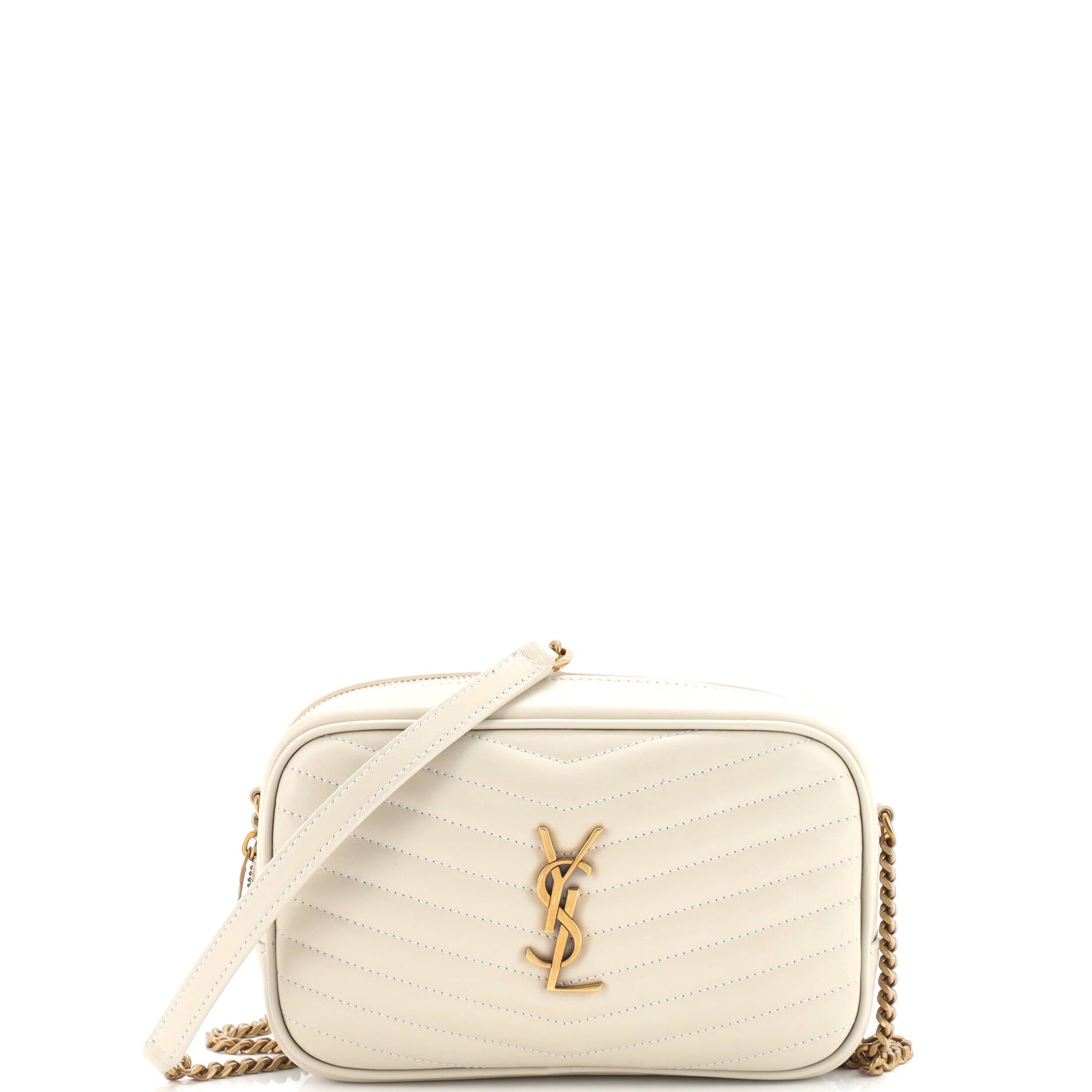2860 Lou Camera Bag Matelasse Chevron Leather Mini