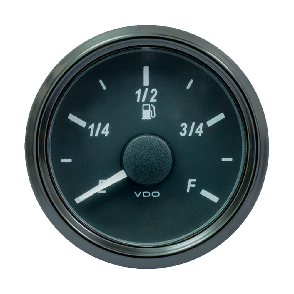 VDO SingleViu 52MM (2 1/16") Fuel Level Gauge   E/F Scale   90 5 Ohm [A2C3833150030]