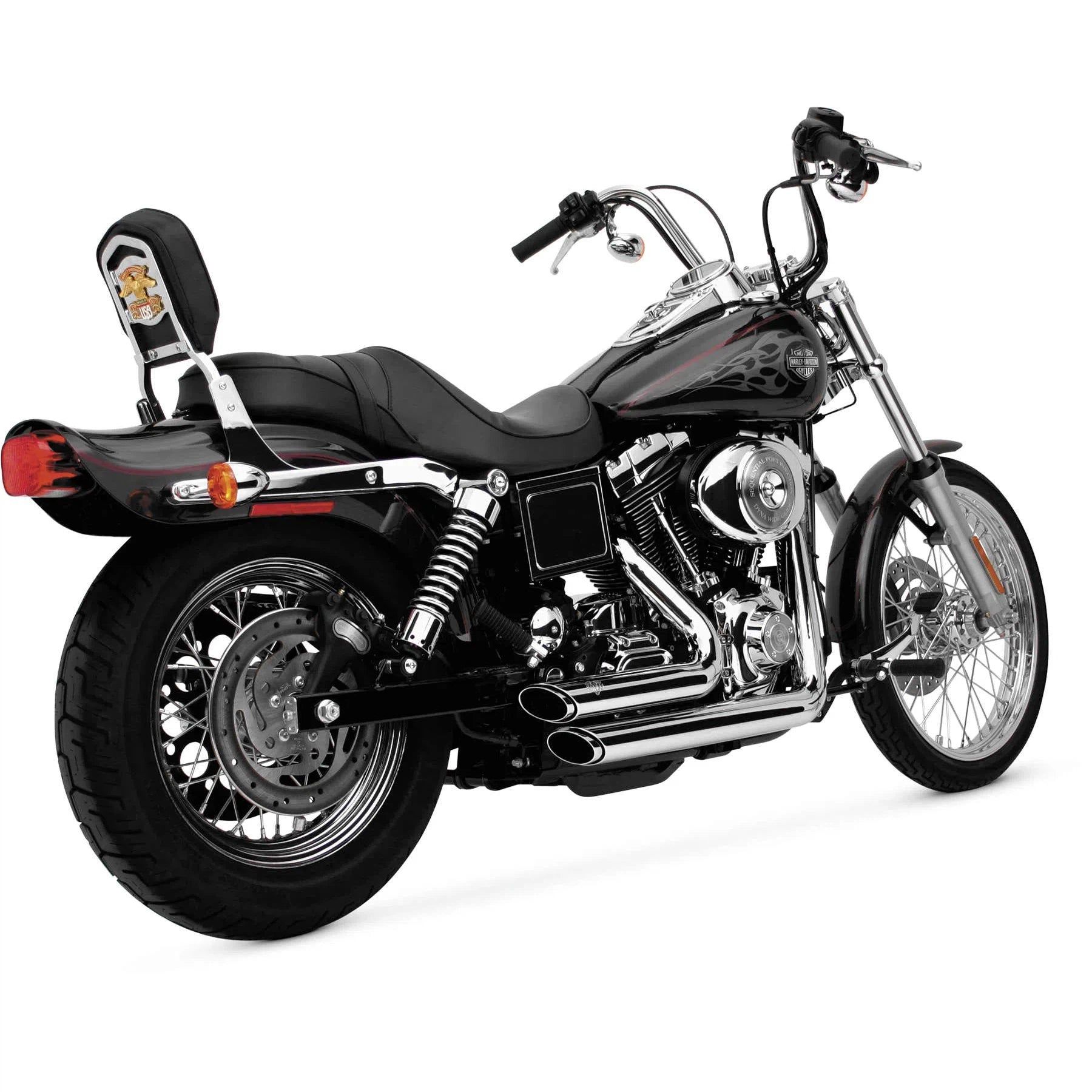 VANCE AND HINES Vance & Hines 17213 Shortshots Staggered Exhaust System Chrome