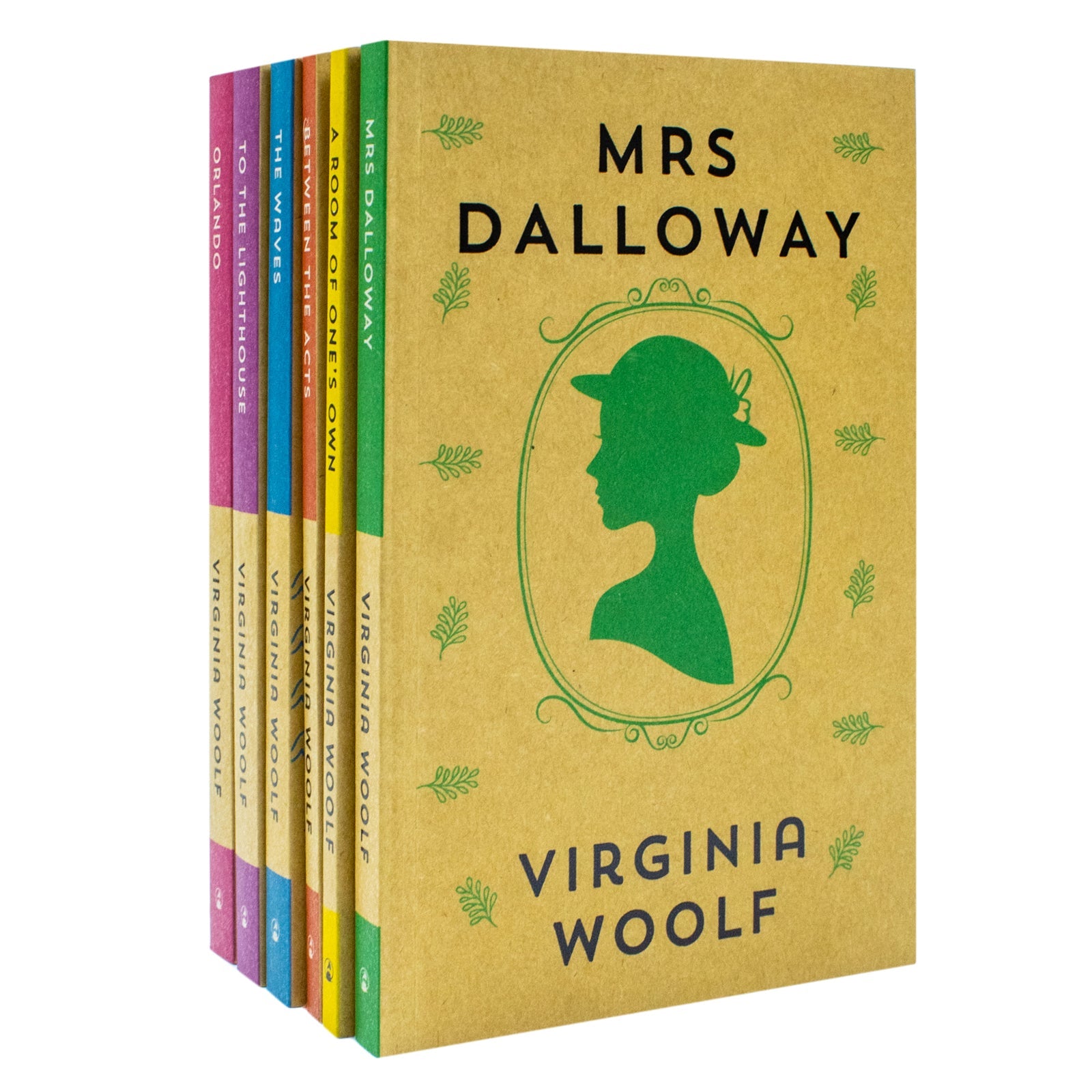 CLASSIC EDITIONS Virginia Woolf 6 books set (Between the Acts, The Waves, Orlando, To the Lighthouse, A Room, Mrs Dalloway)