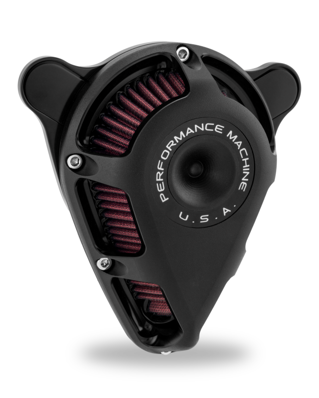 Performance Machine 23 Up CVO, 2024 Touring Jet Air Cleaner   Black Ops