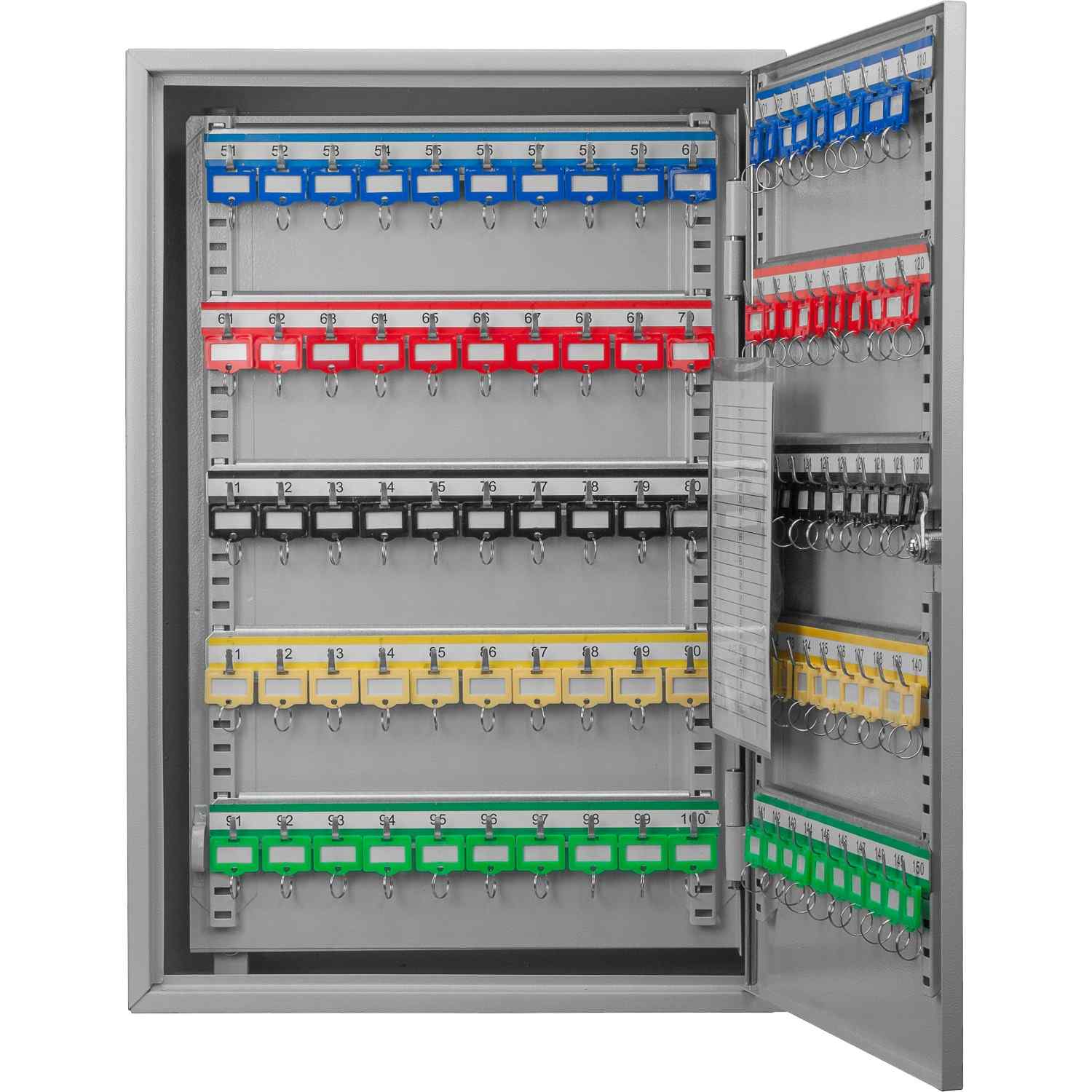 Barska 150 Capacity Adjustable Key Cabinet with Key Lock