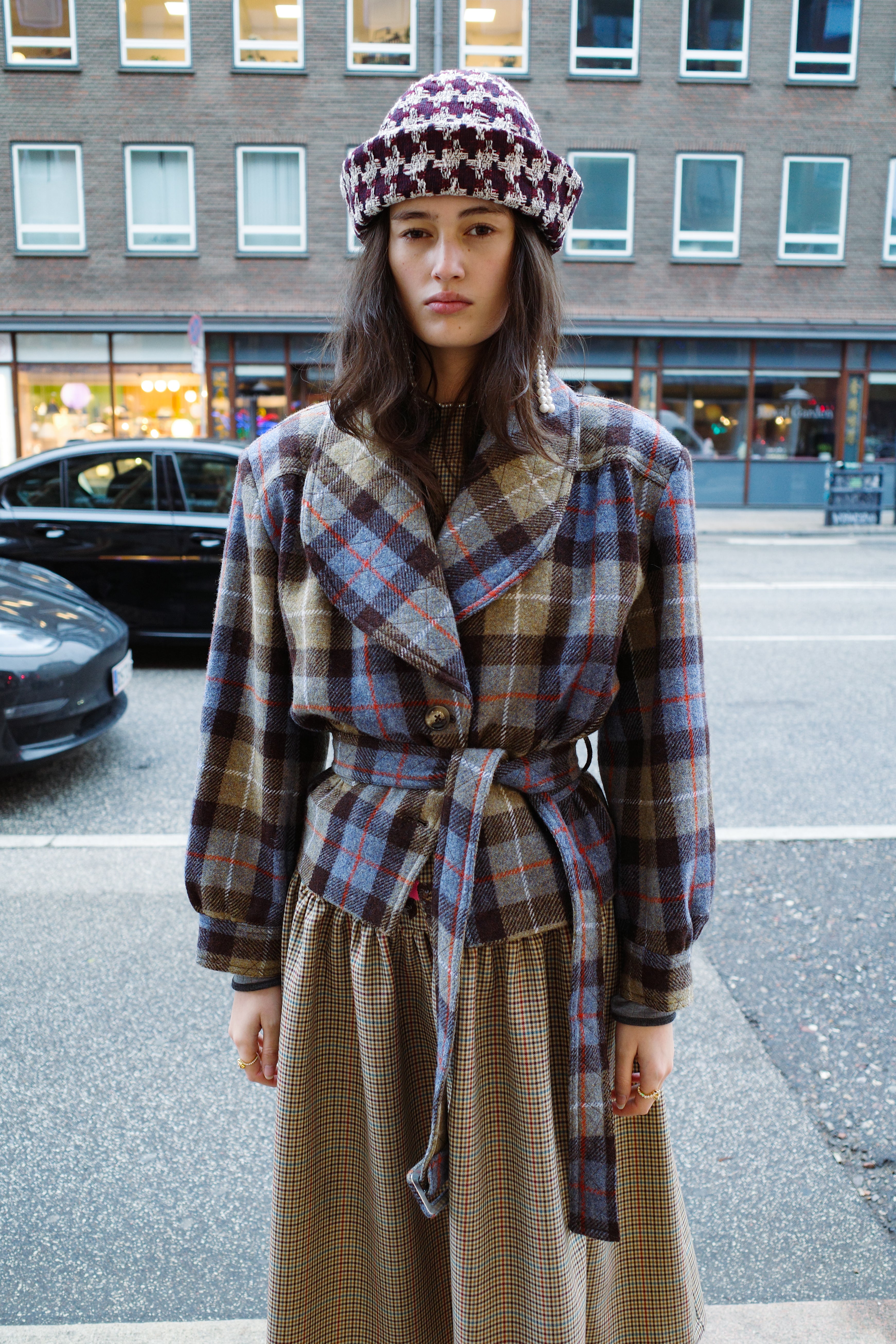 CARO EDITIONS Frederikke Jacket   Dove & Brown
