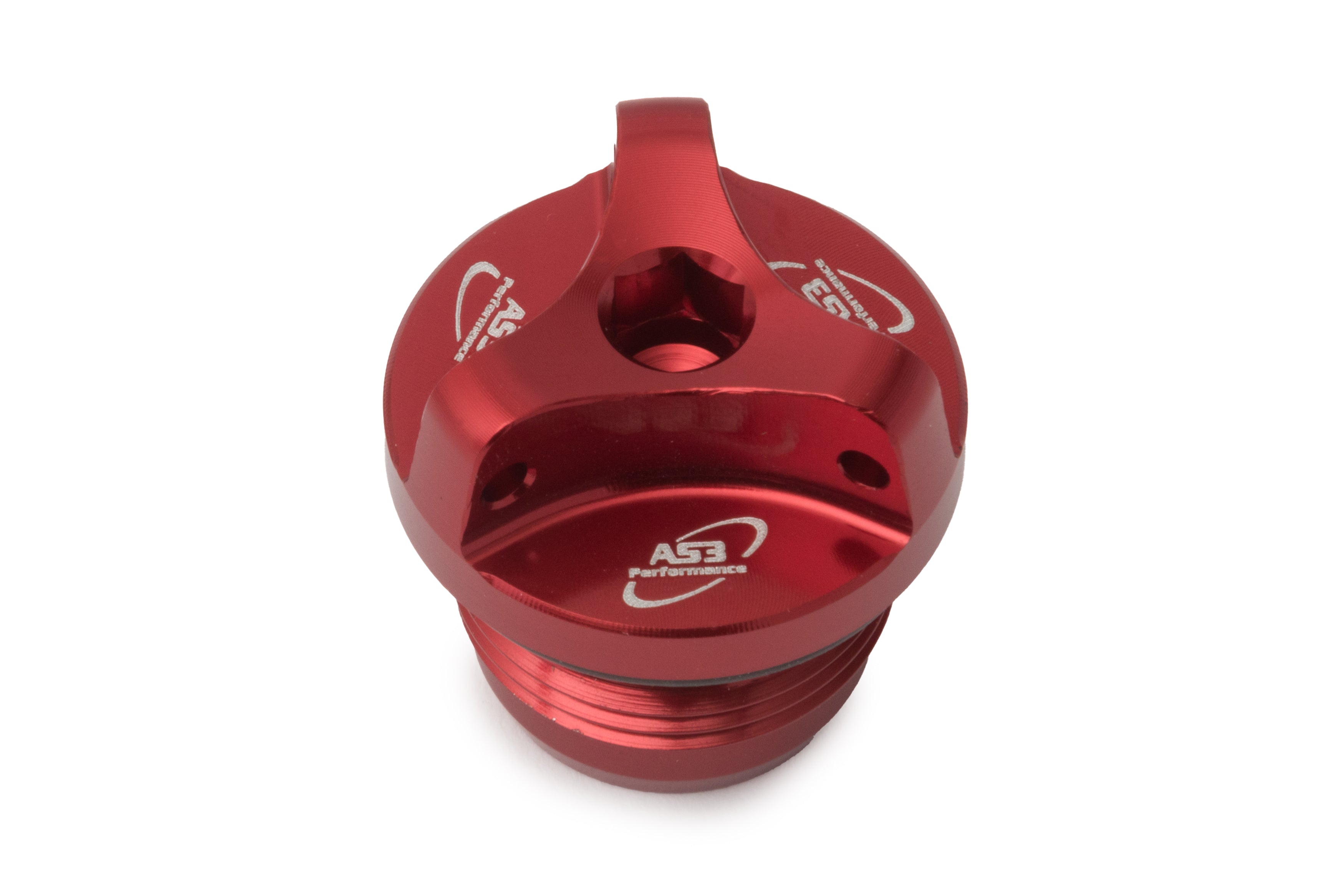 AS3 PERFORMANCE DUCATI 748 749 750 900 922 944 916 996 998 999 1098 1100 MULTISTRADA HYPERMOTARD ST2 ST3 ST4 AS3 OIL FILLER PLUG RED