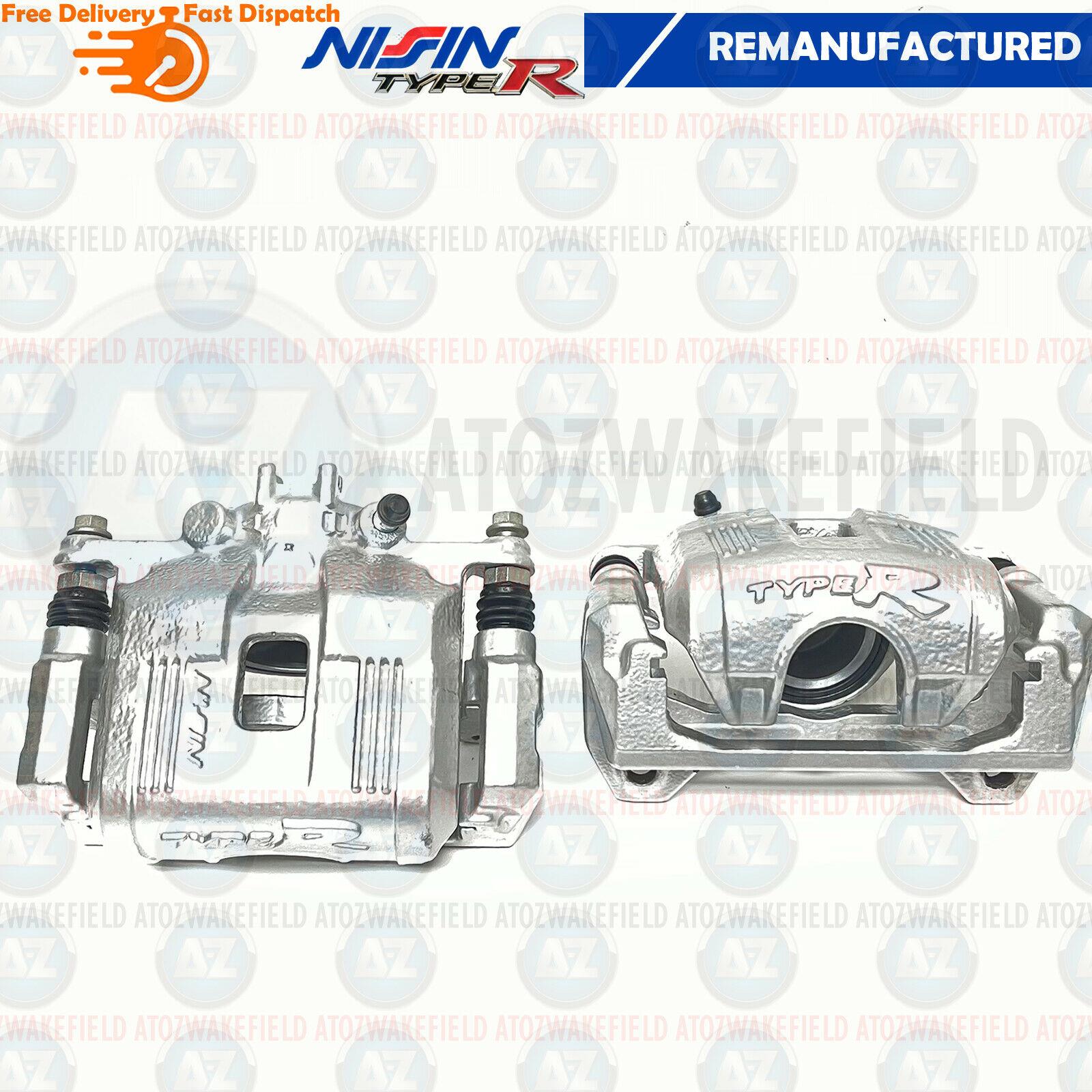 NISIN ( HONDA) FOR HONDA CIVIC TYPE R EP3 FN2 FRONT BRAKE CALIPERS CARRIERS GENUINE PAIR NISIN