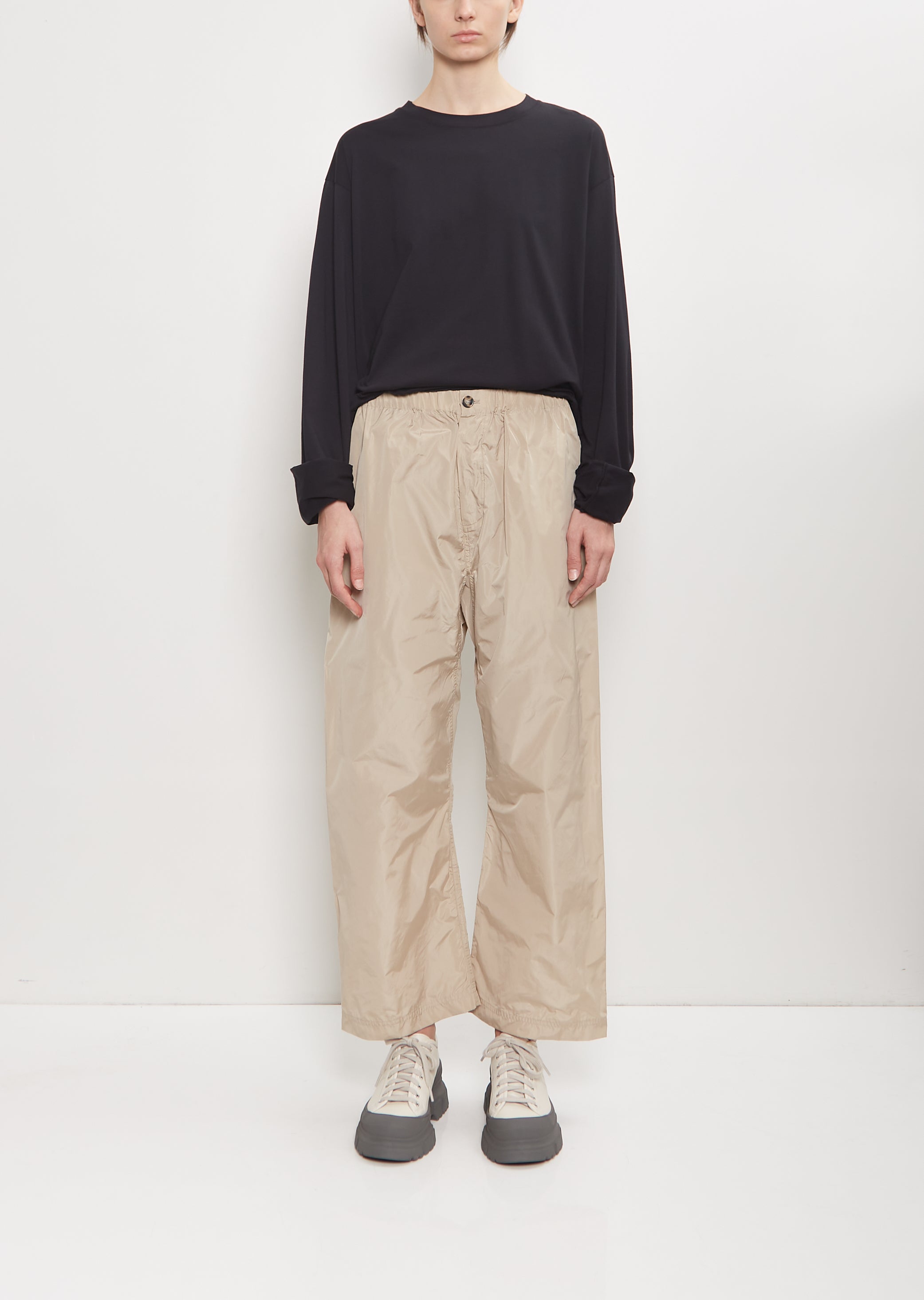 SOFIE D'HOORE Technical Pilar Low Crotch Pant — Desert