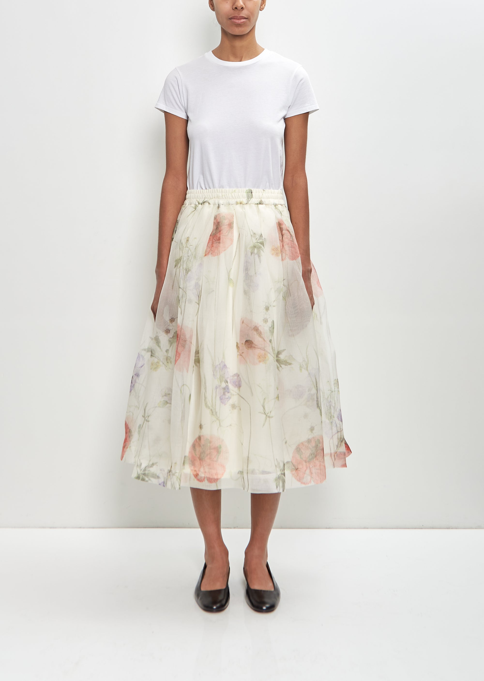 ÉCOLE DE CURIOSITÉS Silk Solange Skirt