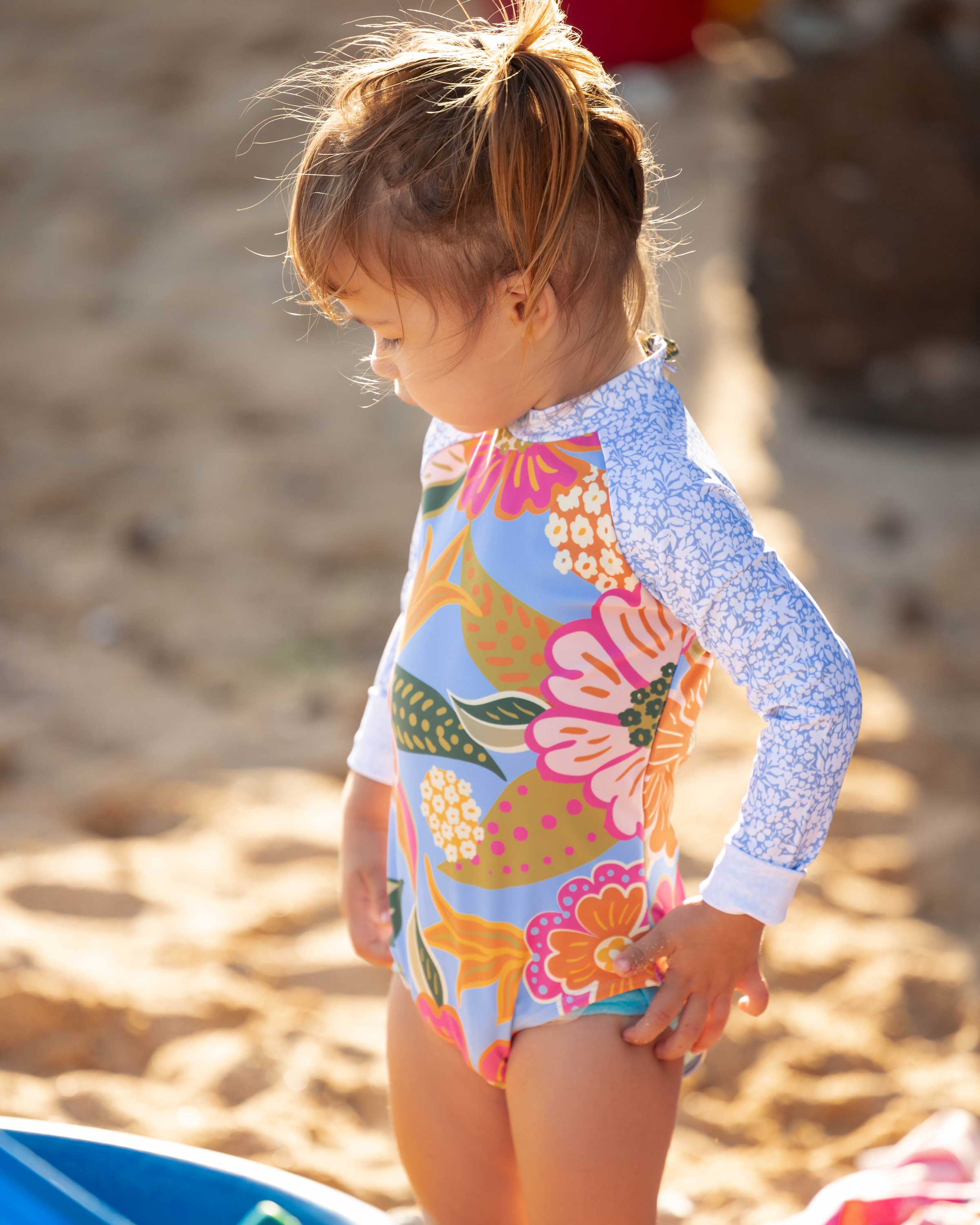 GOP70_LongSleeveOnePiece_Mona1 NANI SWIMWEAR Mona Girls Long Sleeve One Piece