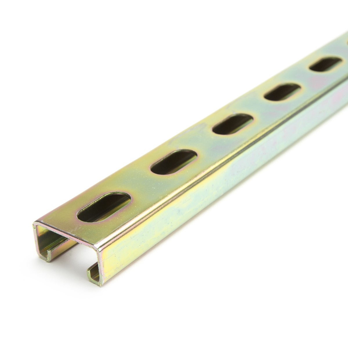 FLEX STRUT 1 5/8" x 1 5/8" Solid Strut Channel 3 ft.   "Gold"   Yellow Zinc
