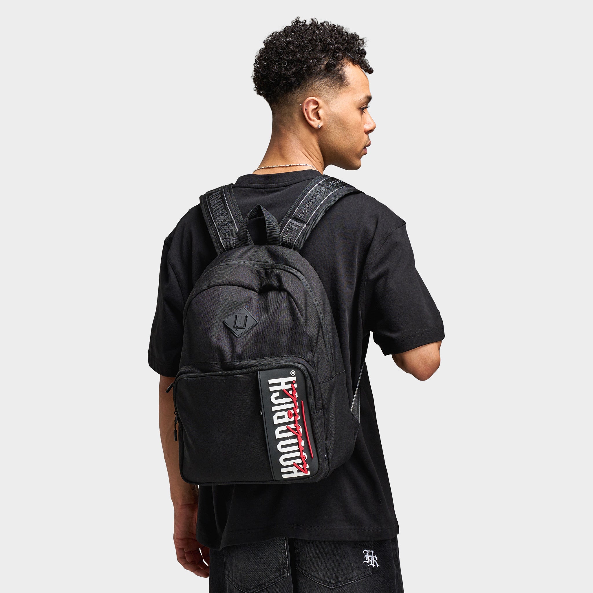 Hoodrich Fusion Backpack Black   White   Red