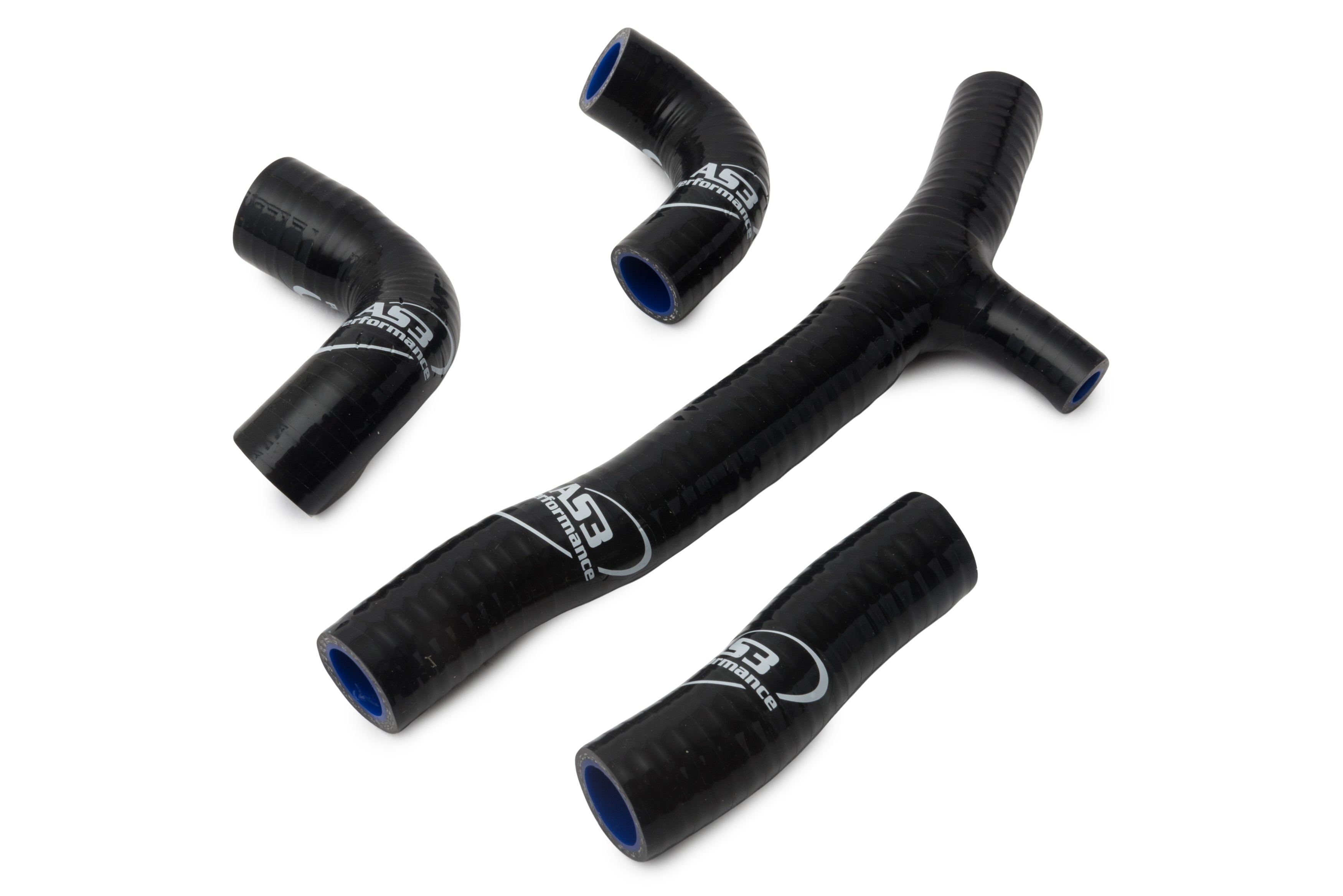 HUSQVARNA TE 250 300 2020 2023 TX 300 2020 2022 AS3 PERFORMANCE SILICONE RADIATOR HOSES BLACK