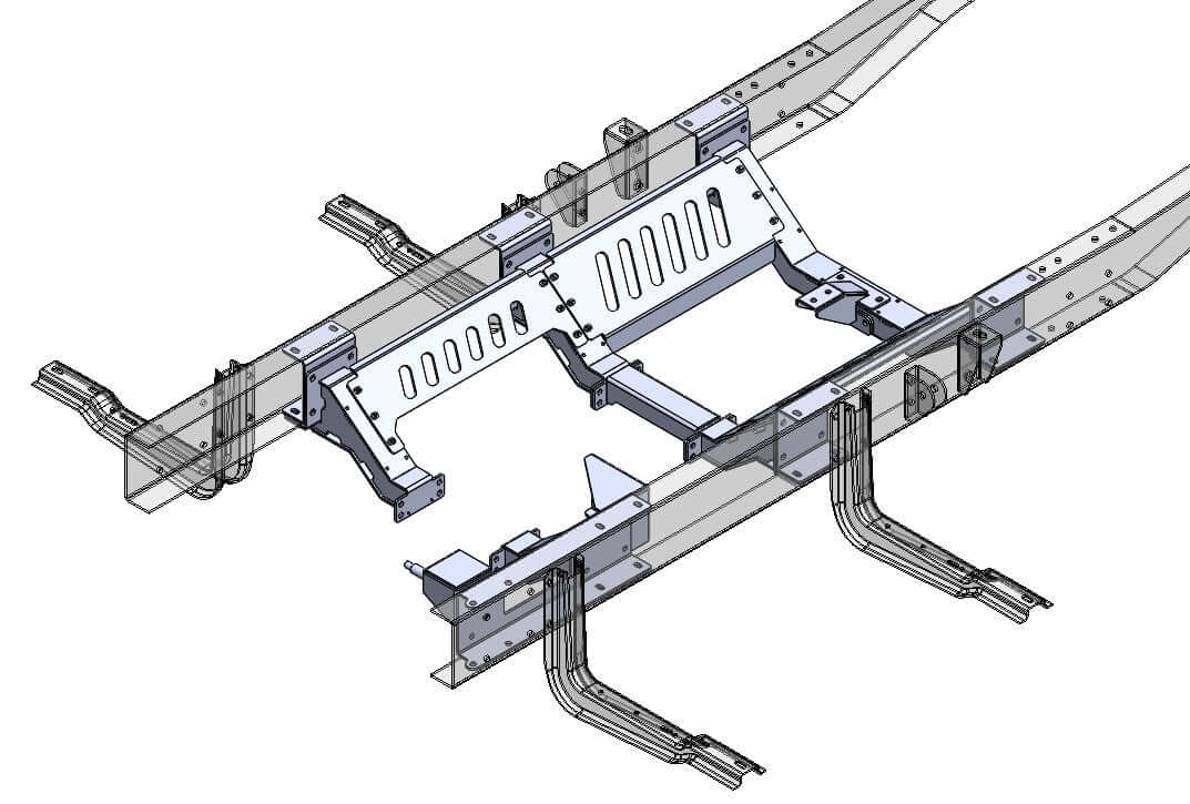 PORTERBUILT 1953 56 F100 Frame Stiffener Kit