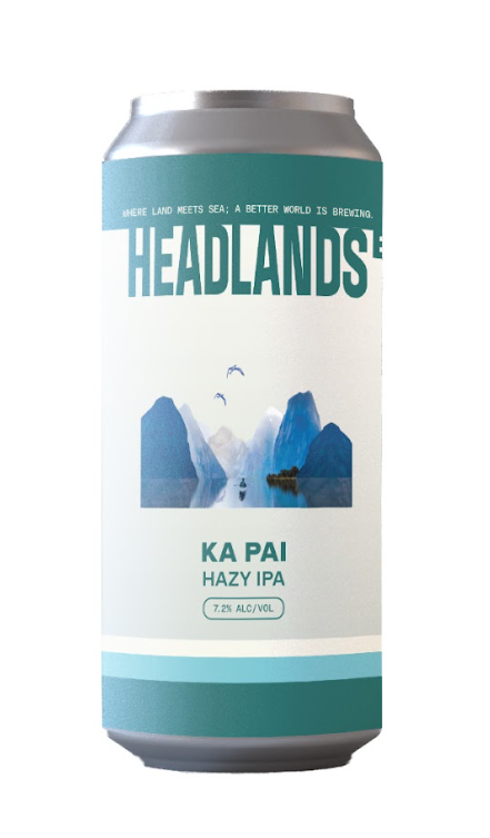 SF NATURALS Headlands Brewing Ka Pai Hazy IPA 16oz 4 Pack