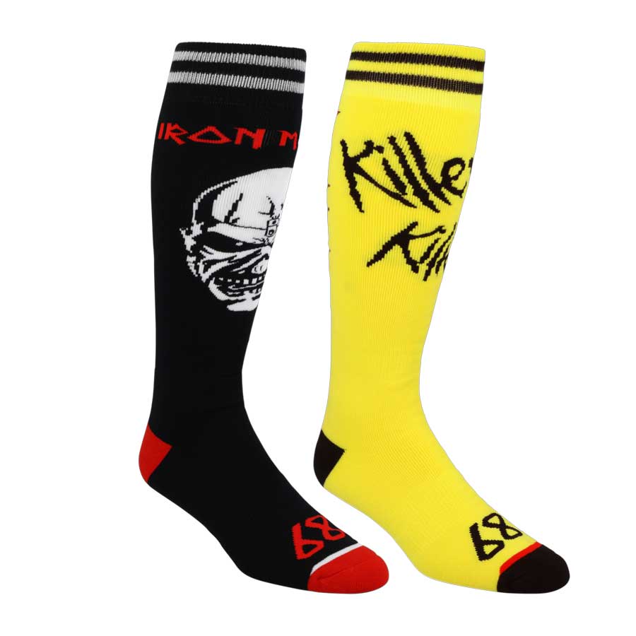 686 Mens Iron Maiden Sock 2 Pack Assorted 2025