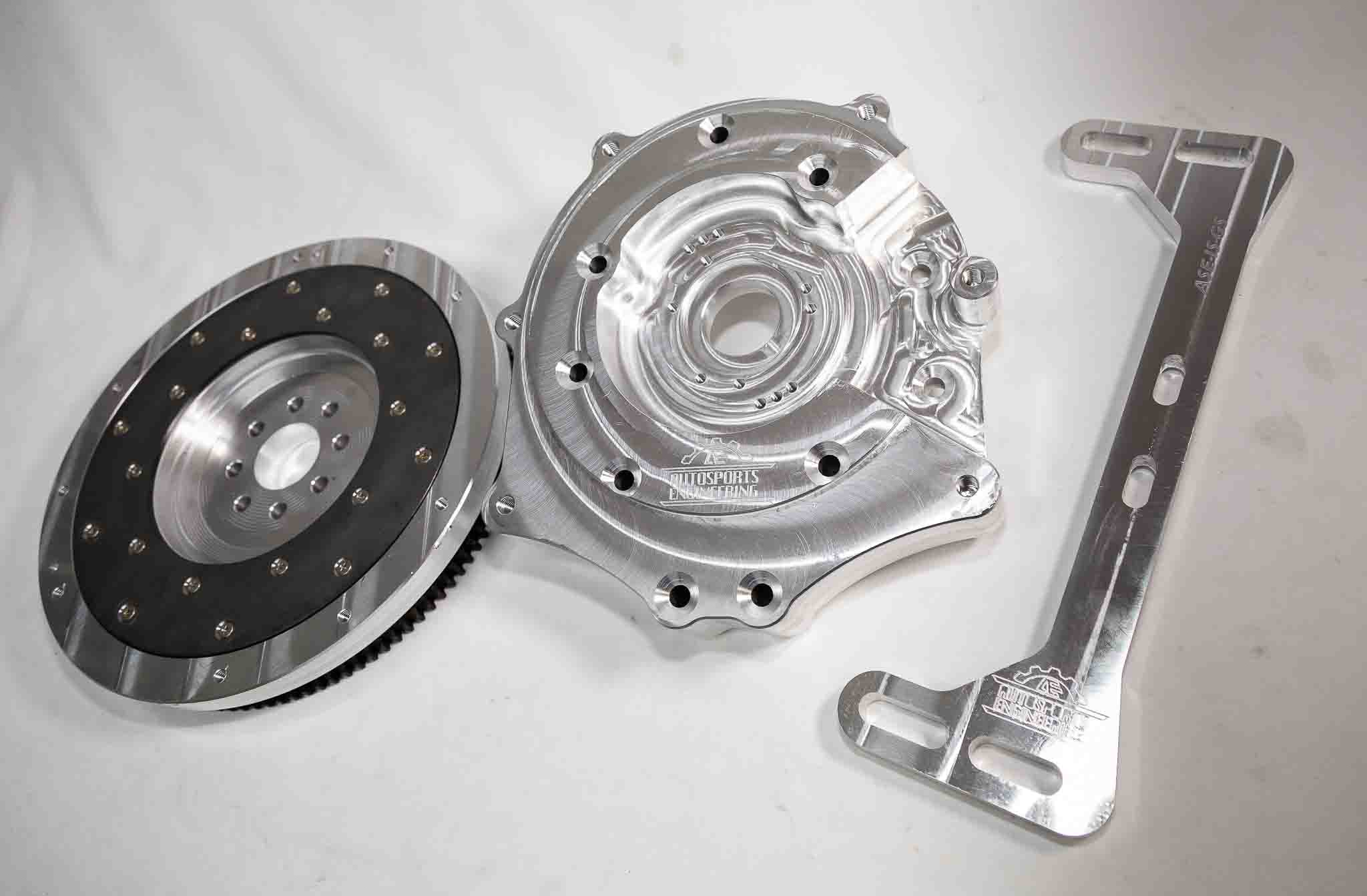 MY STORE Autosports Engineering 2JZGTE 2JZ 1JZ 2JZGE Engine to IS300 CD009 6 speed Transmission Adapter    Package