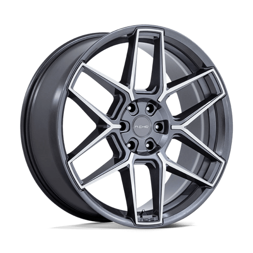 Niche 1PC M281 24X10 5X120 ANTH MACH FC 30MM Wheels